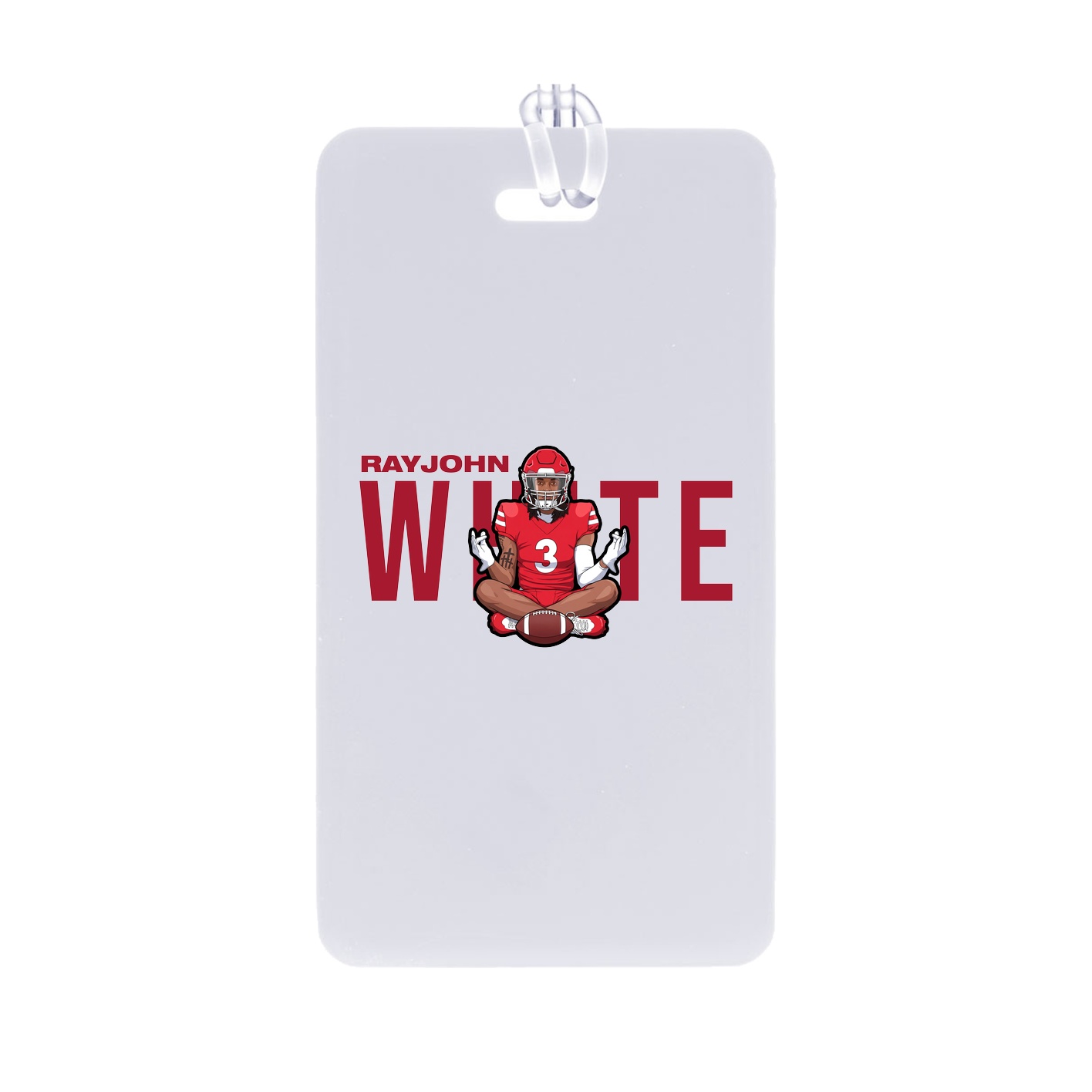 Bag Tag — Player Name in Classic