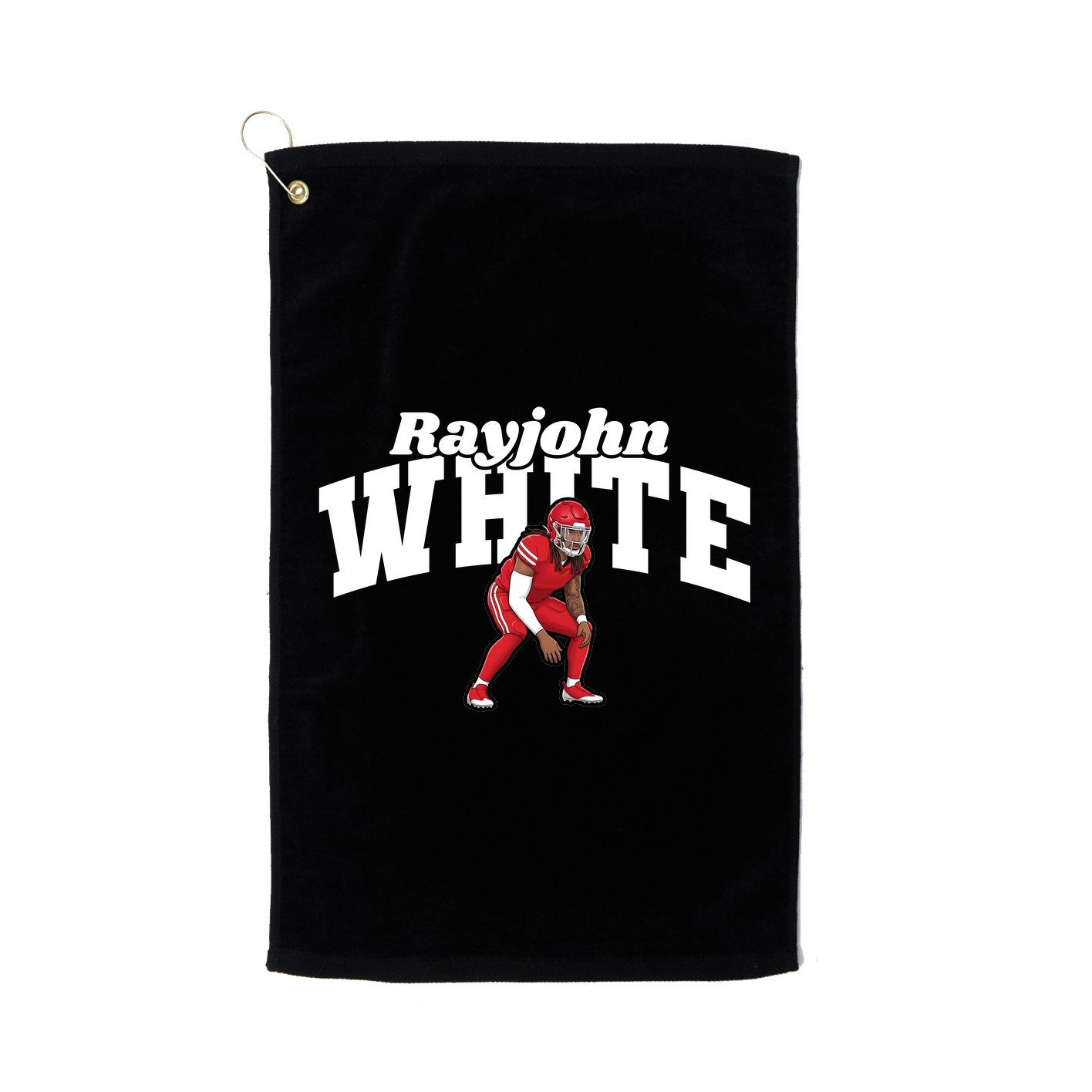 Golf Towel — Signature Arch in Black