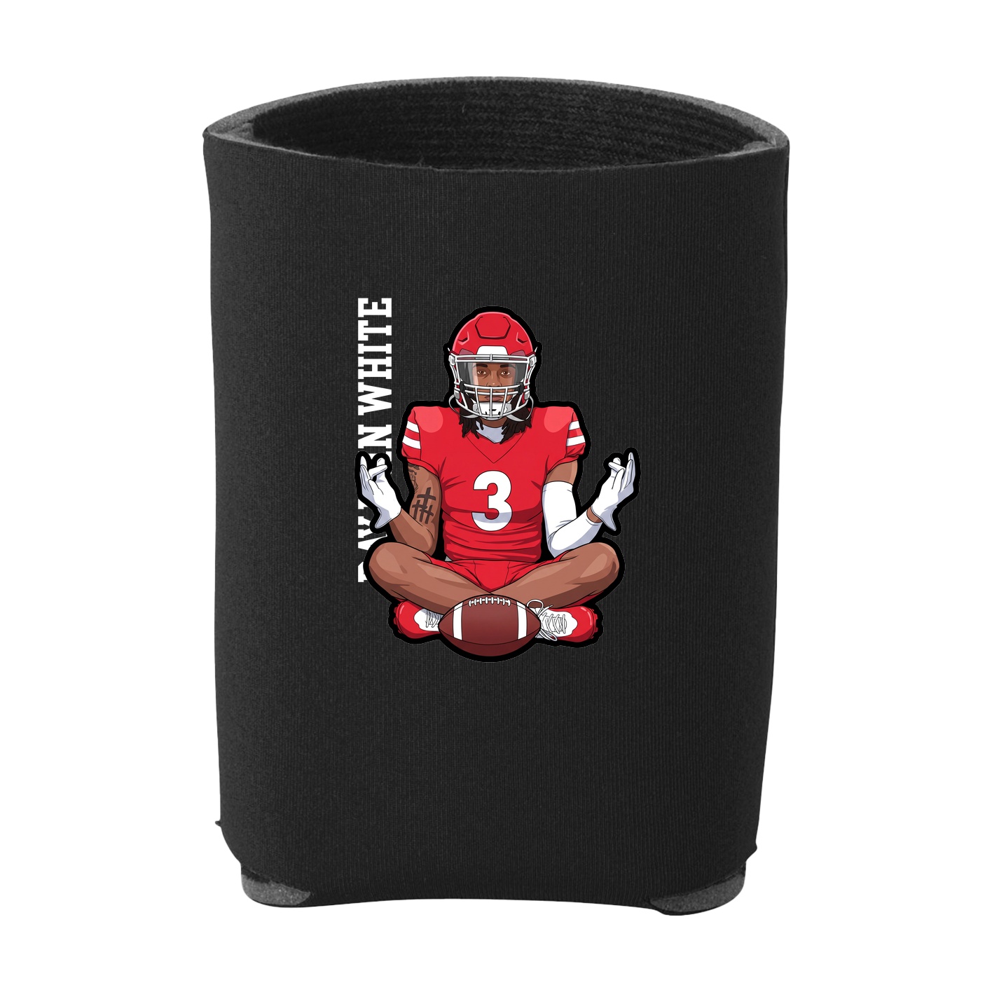 Can Holder — Name Vertical in Black