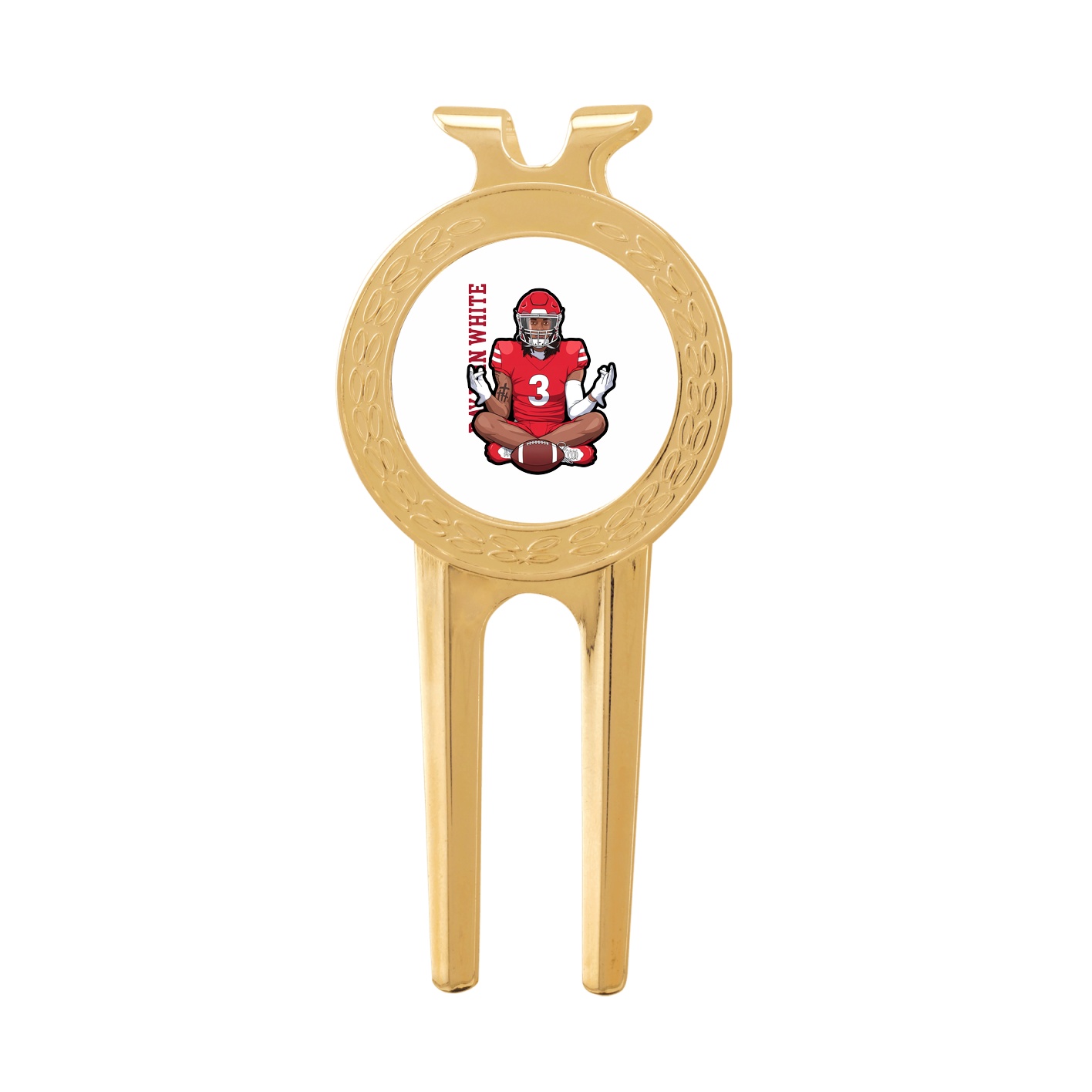 Divot Tool with Ball Marker — Name Vertical in Classic