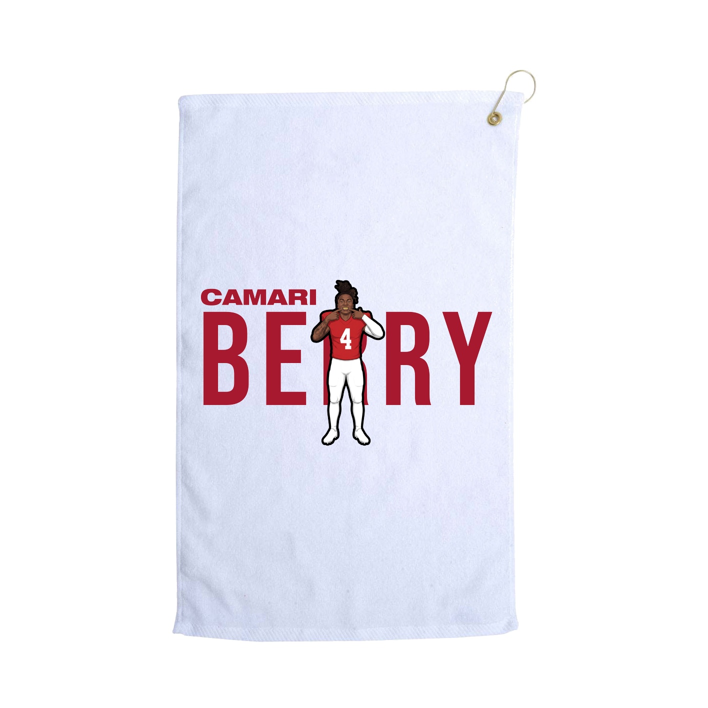 Golf Towel — Player Name in White