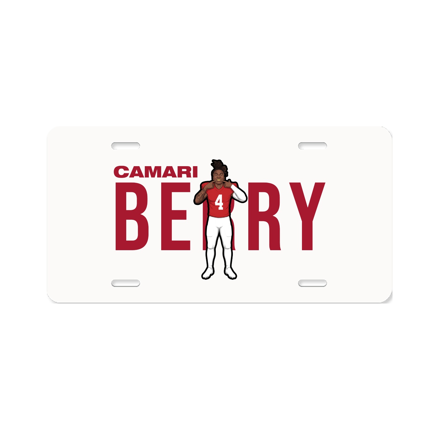 License Plate — Player Name in Classic