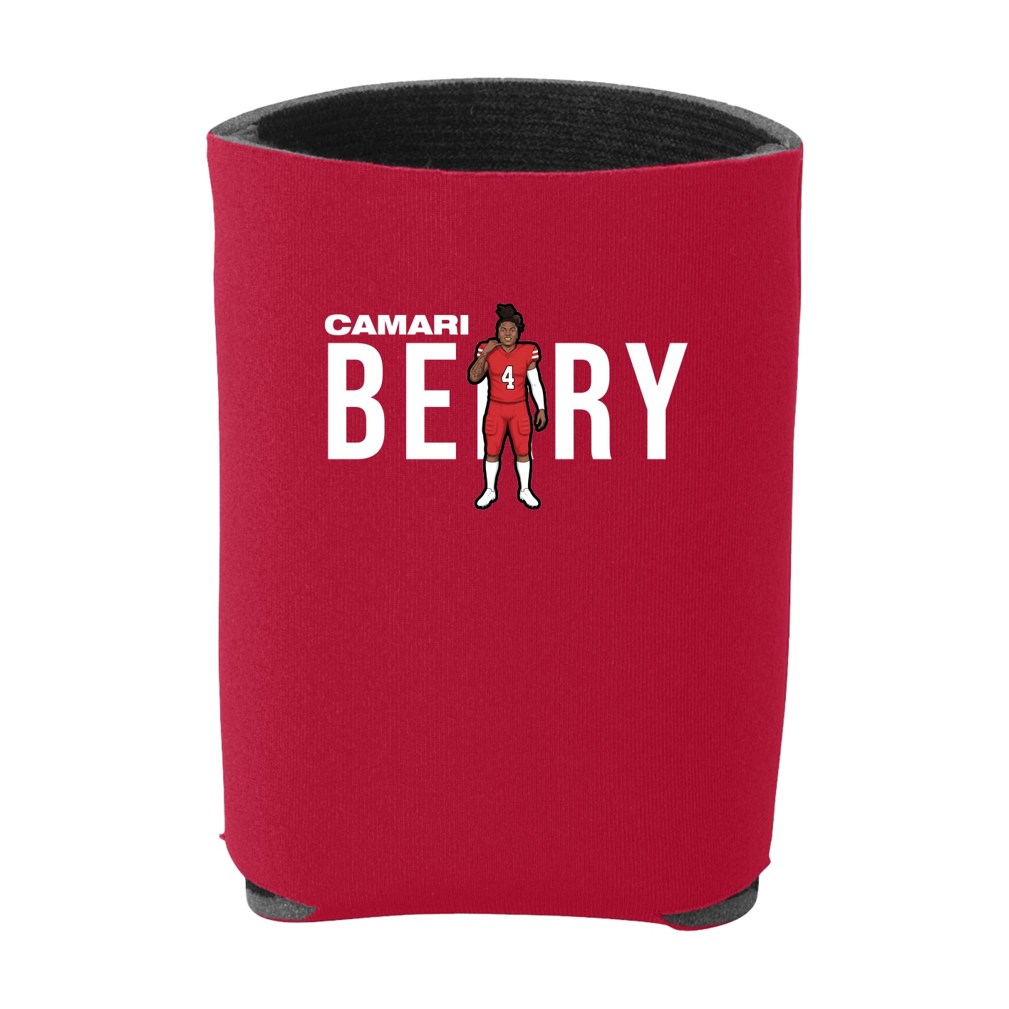 Can Holder — Player Name in Red