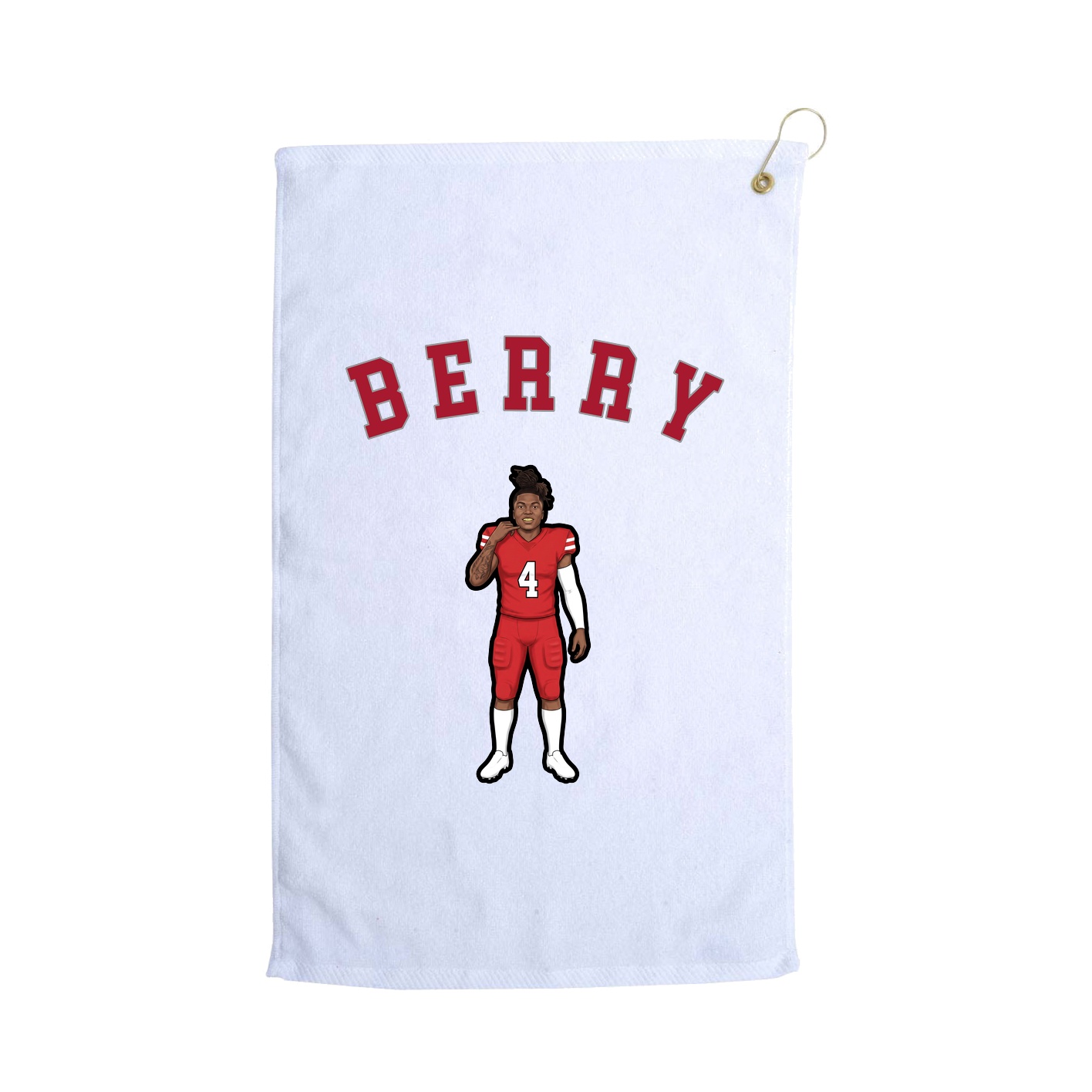Golf Towel — Shirsey Arch in White
