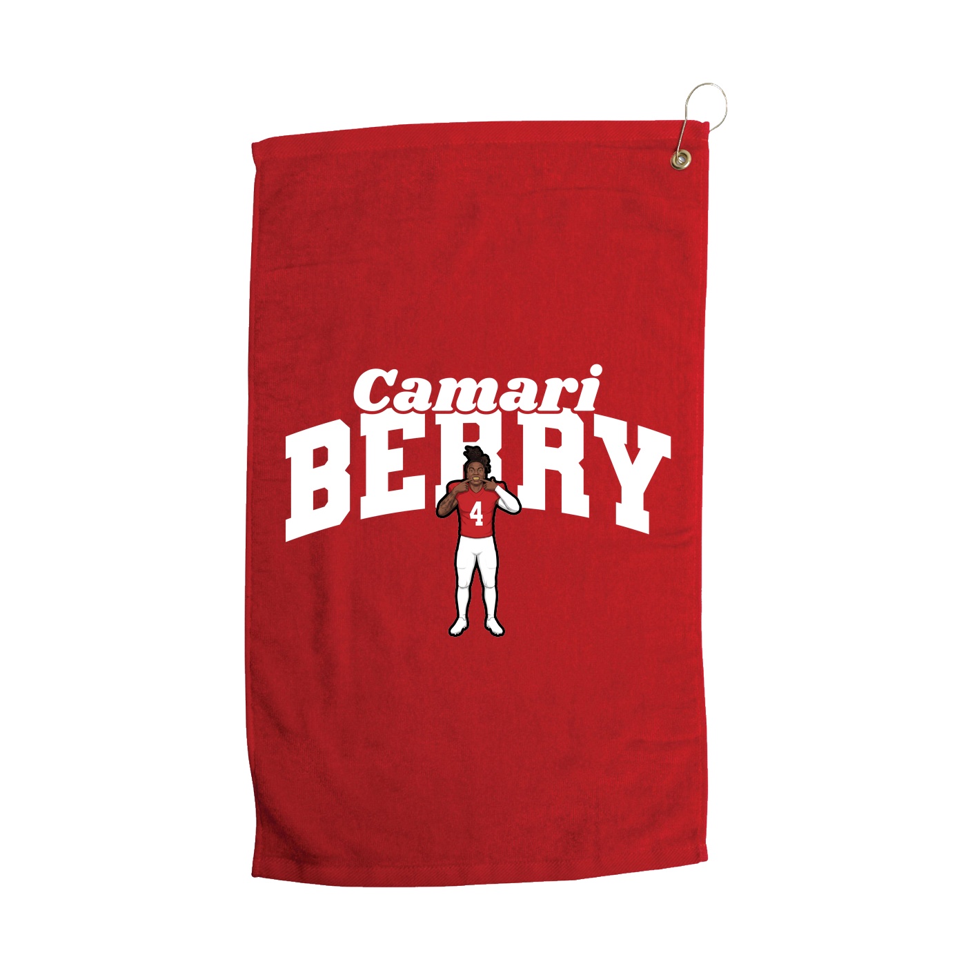 Golf Towel — Signature Arch in Red