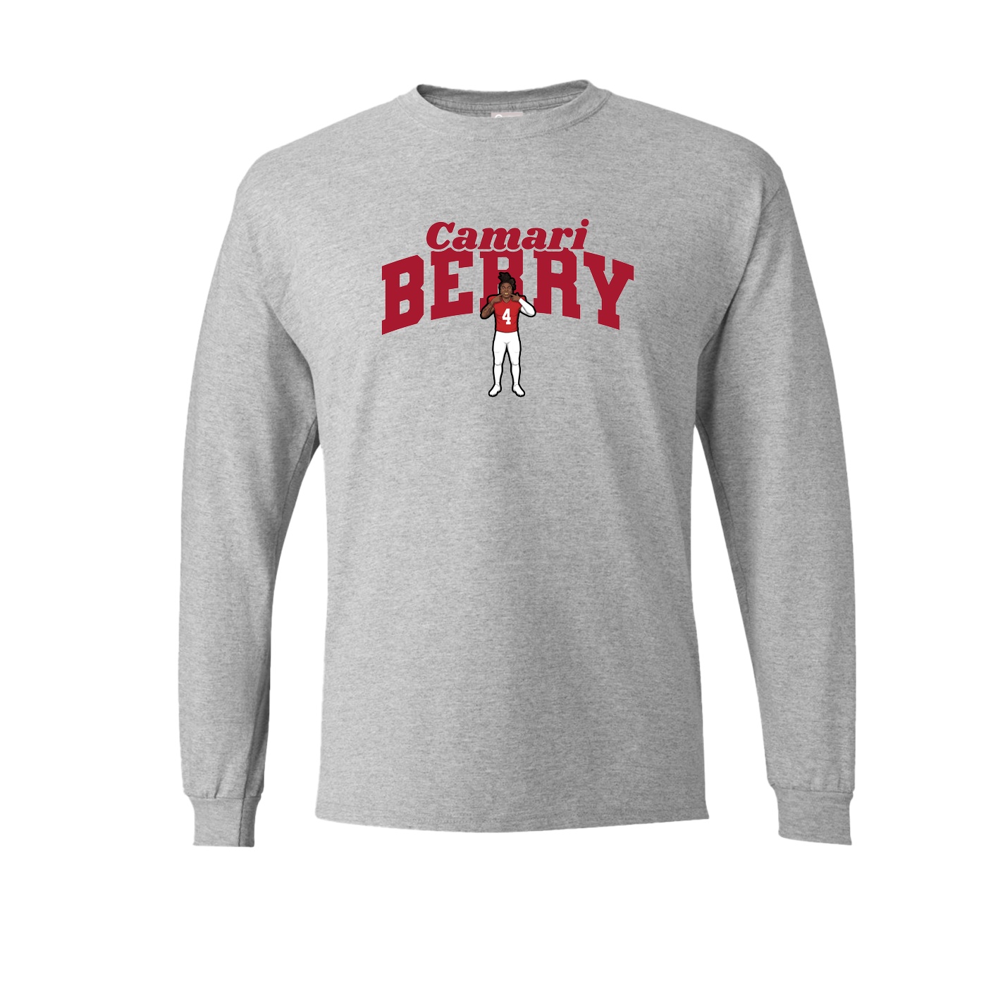 Long Sleeve Tee — Signature Arch in Grey