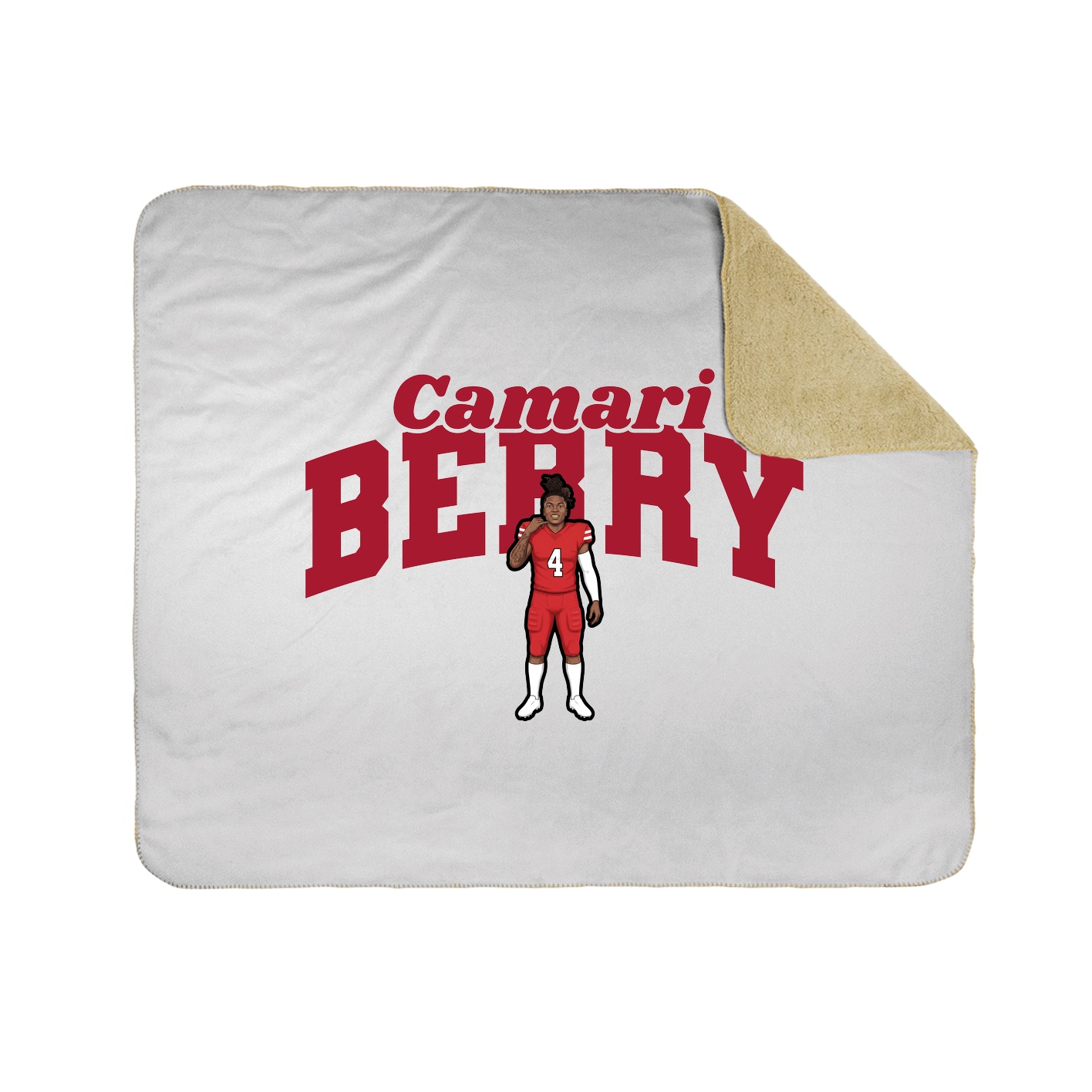 Throw Blanket — Signature Arch in White
