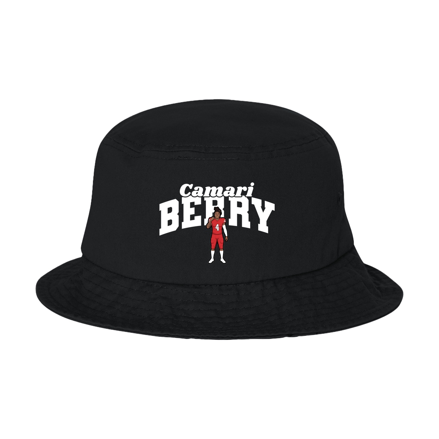 Bucket Cap — Signature Arch in Black