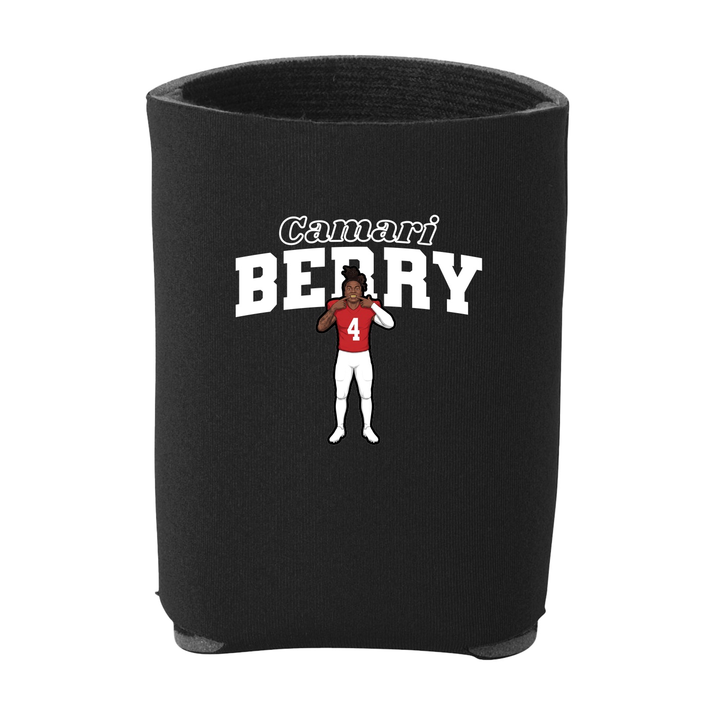 Can Holder — Name Arch in Black