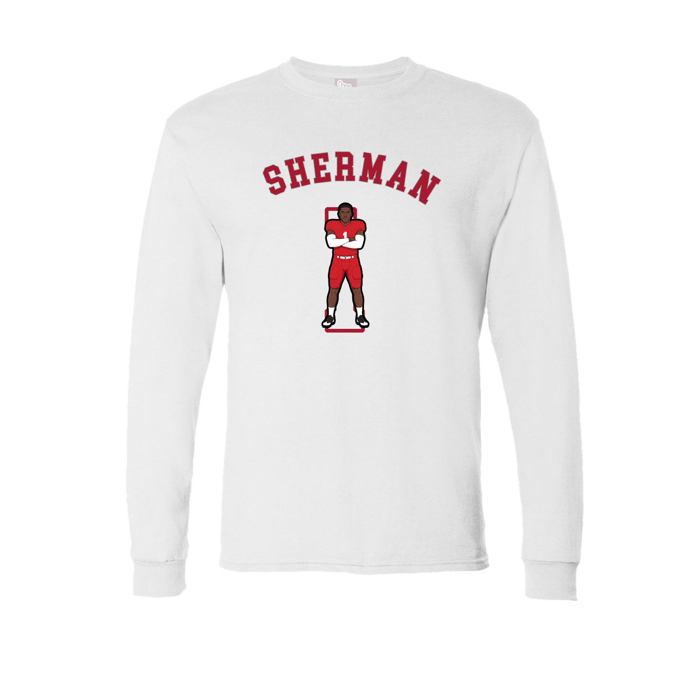 Long Sleeve Tee — Shirsey Arch in White