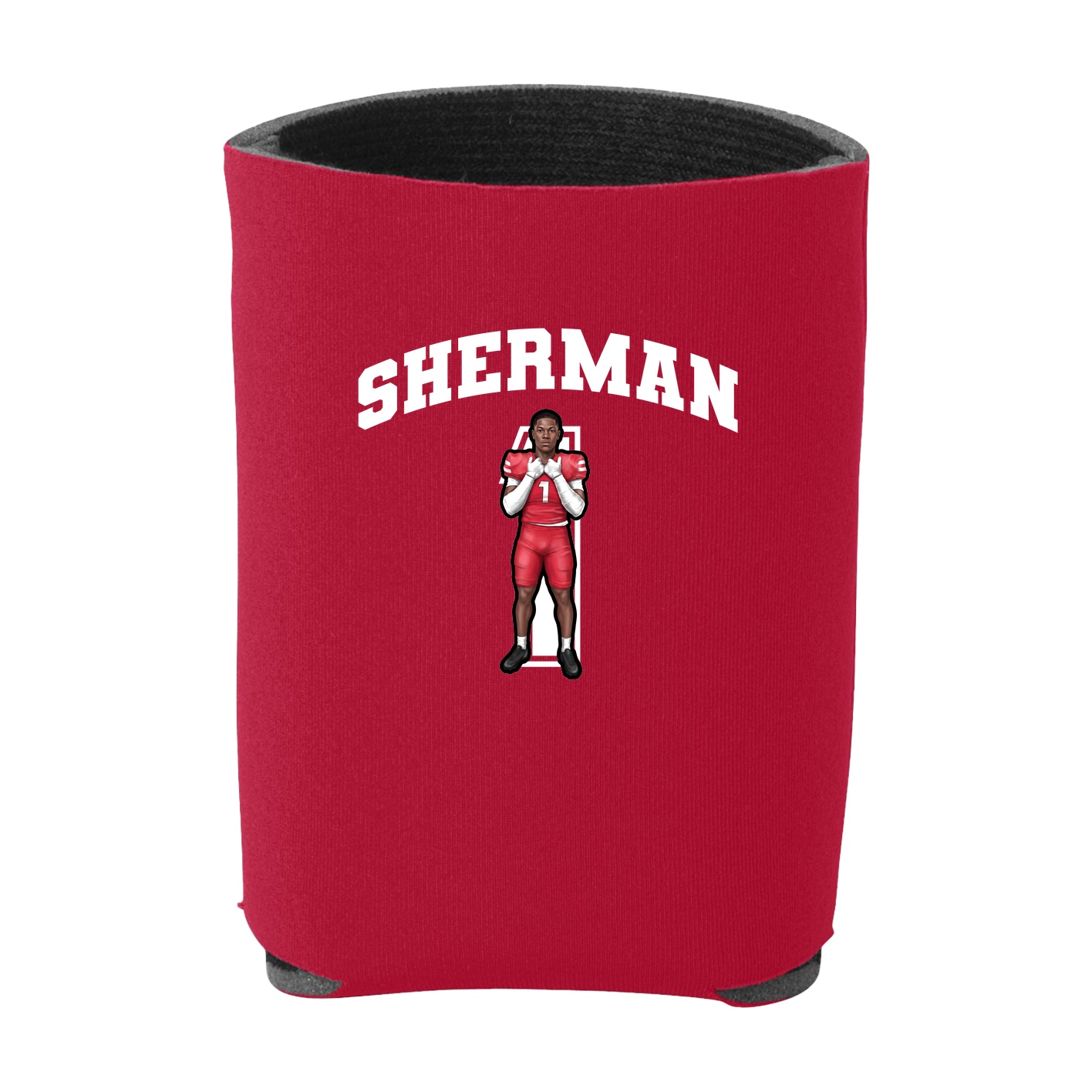 Can Holder — Number in Red