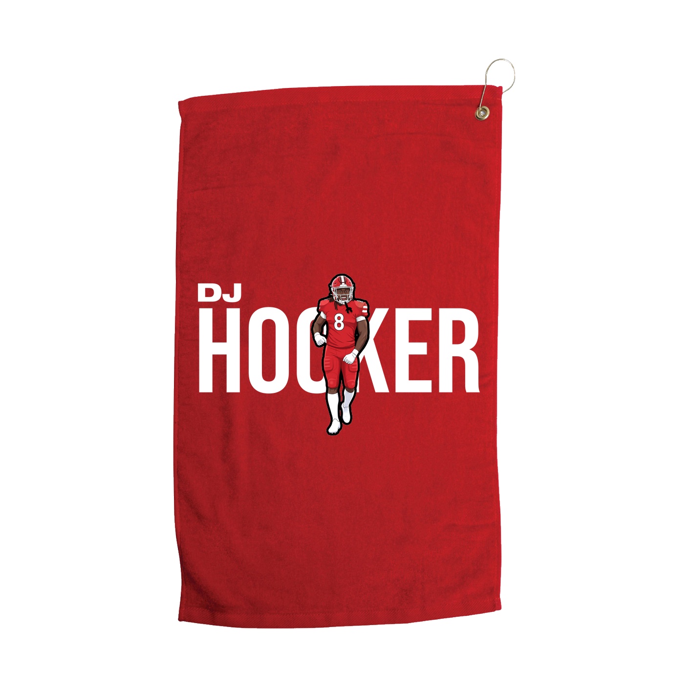 Golf Towel — Player Name in Red