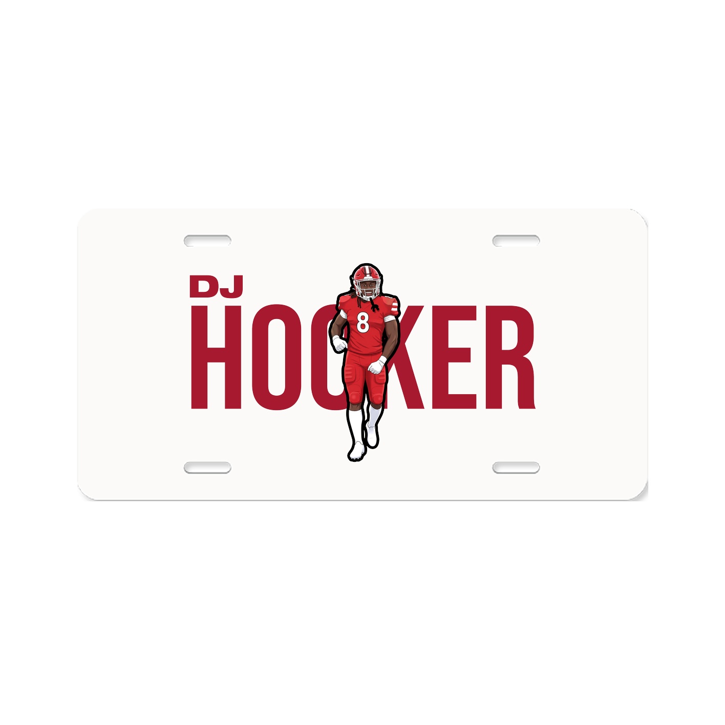 License Plate — Player Name in Classic