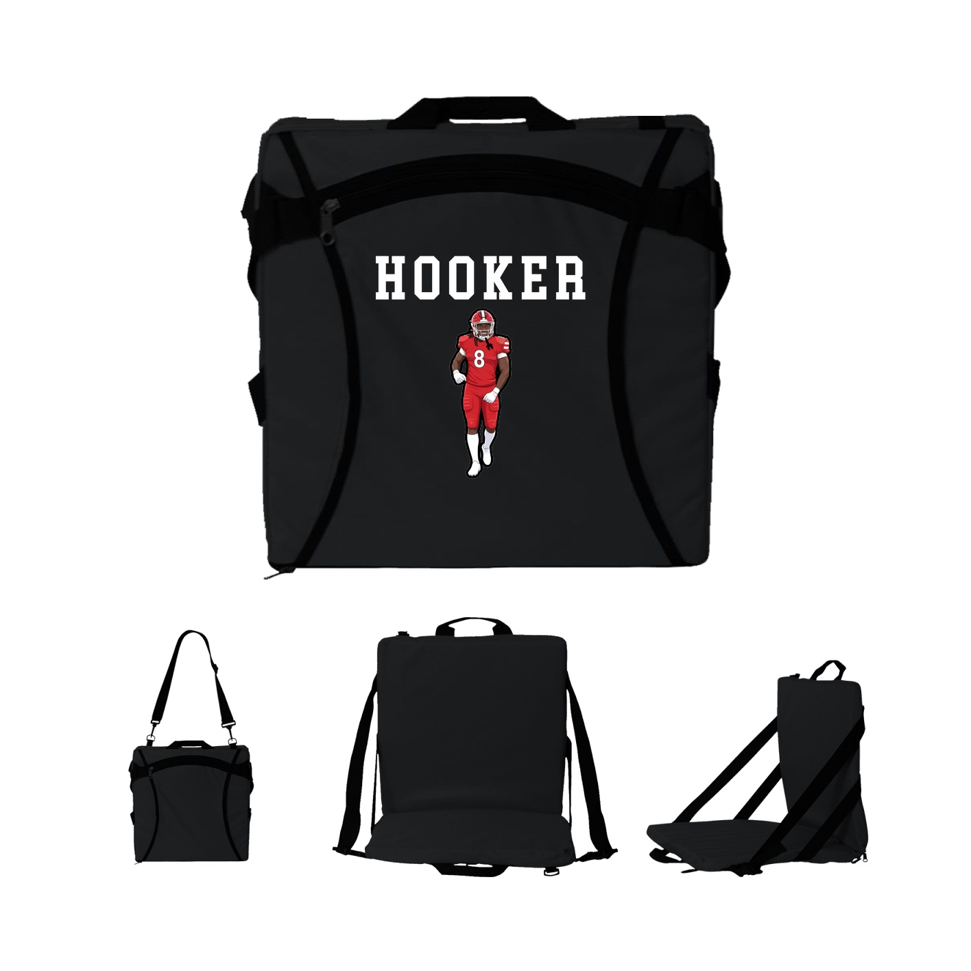 Folding Stadium Seat — Shirsey in Black