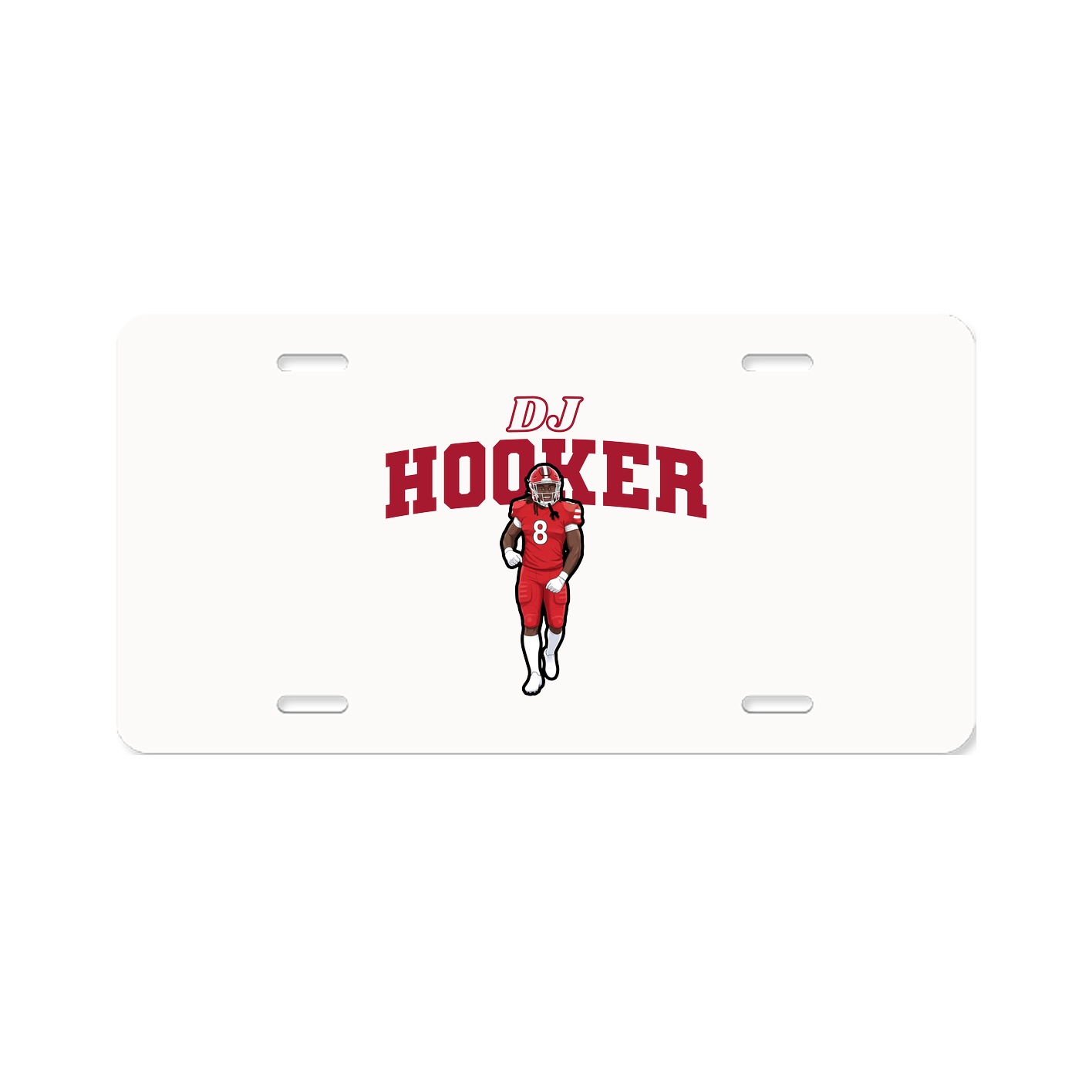 License Plate — Name Arch in Classic