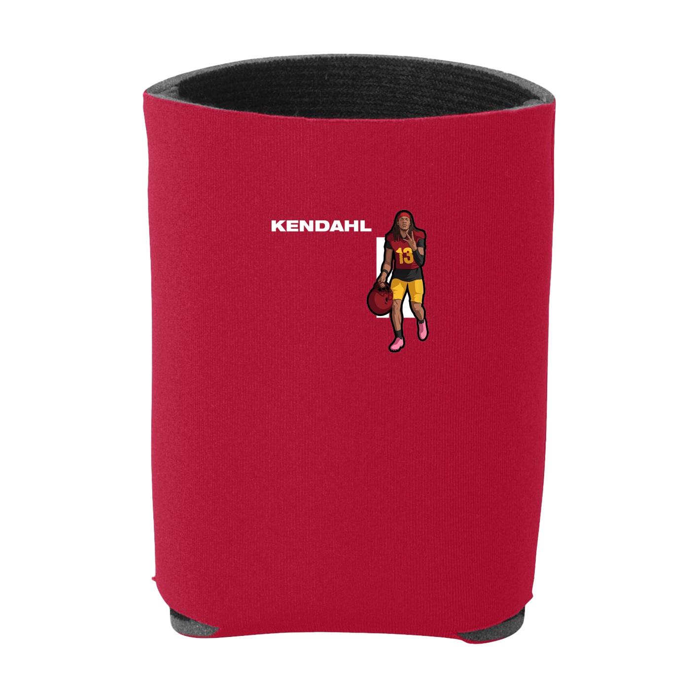 Can Holder — Player Name in Red