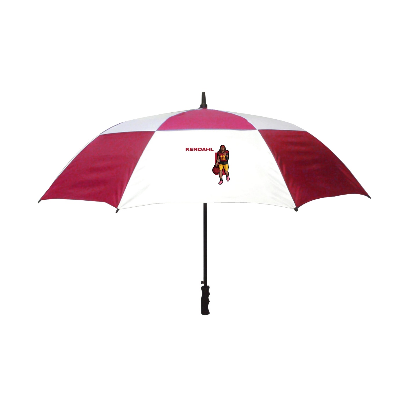 Golf Umbrella — Player Name in Red