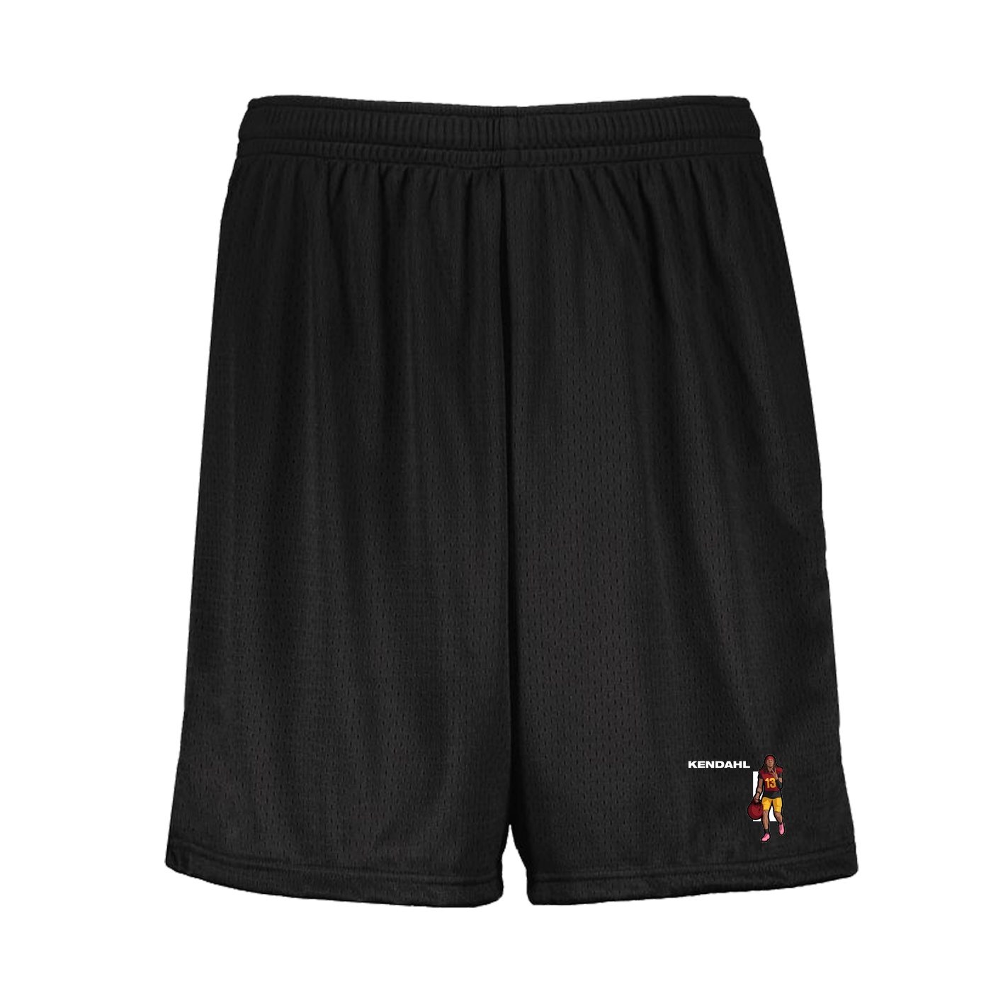 Shorts — Player Name in Black