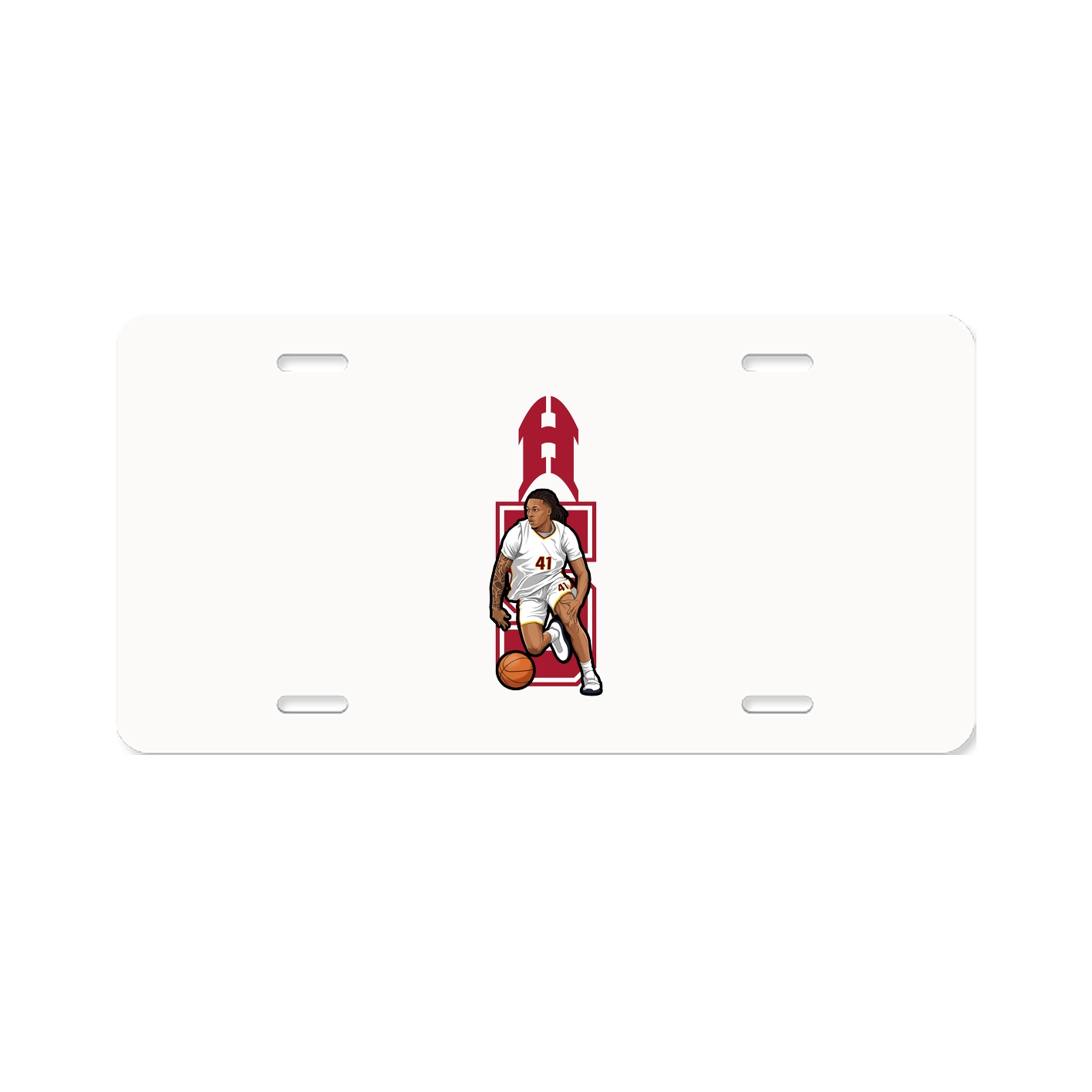 License Plate — Number in Classic