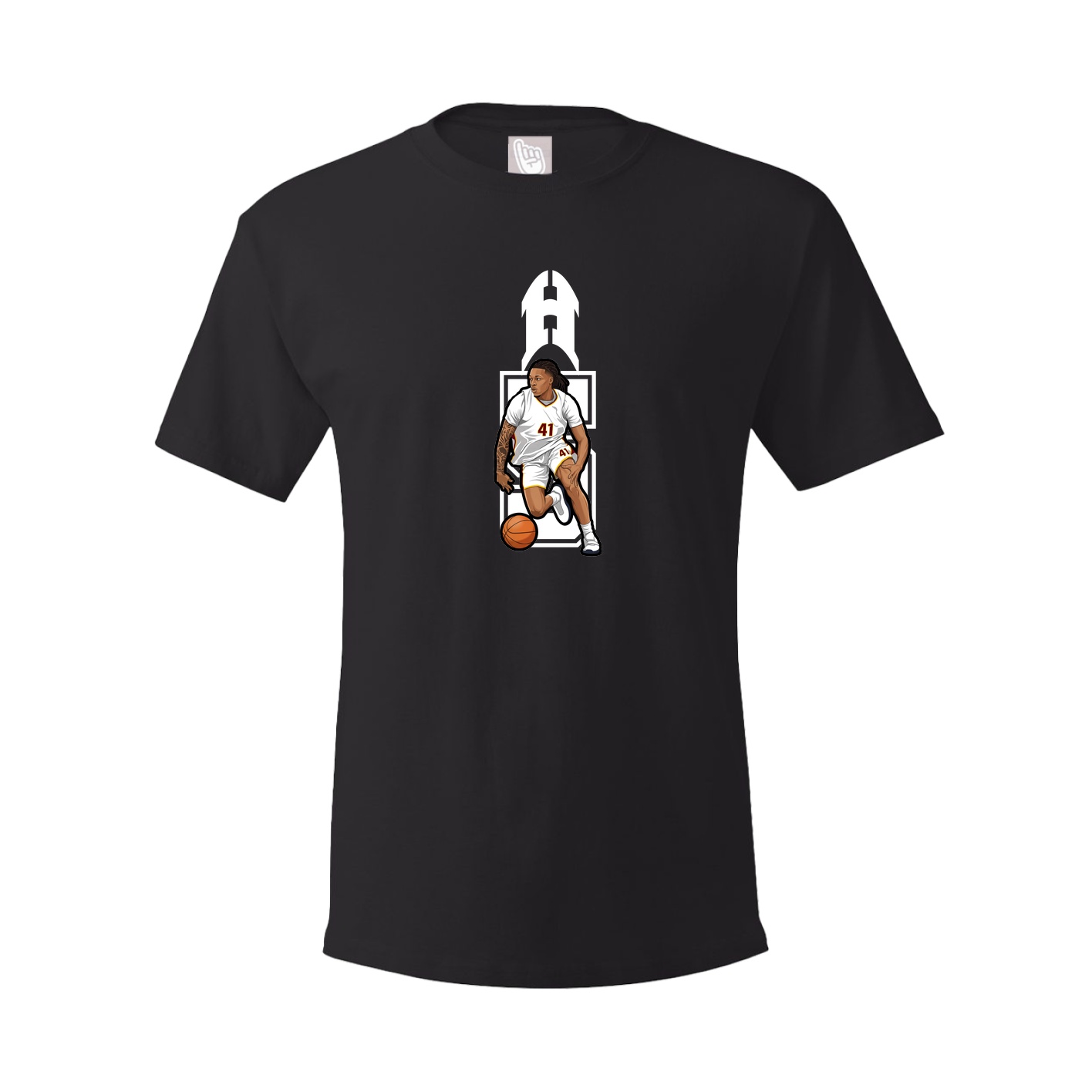 Youth Tee — Number in Black