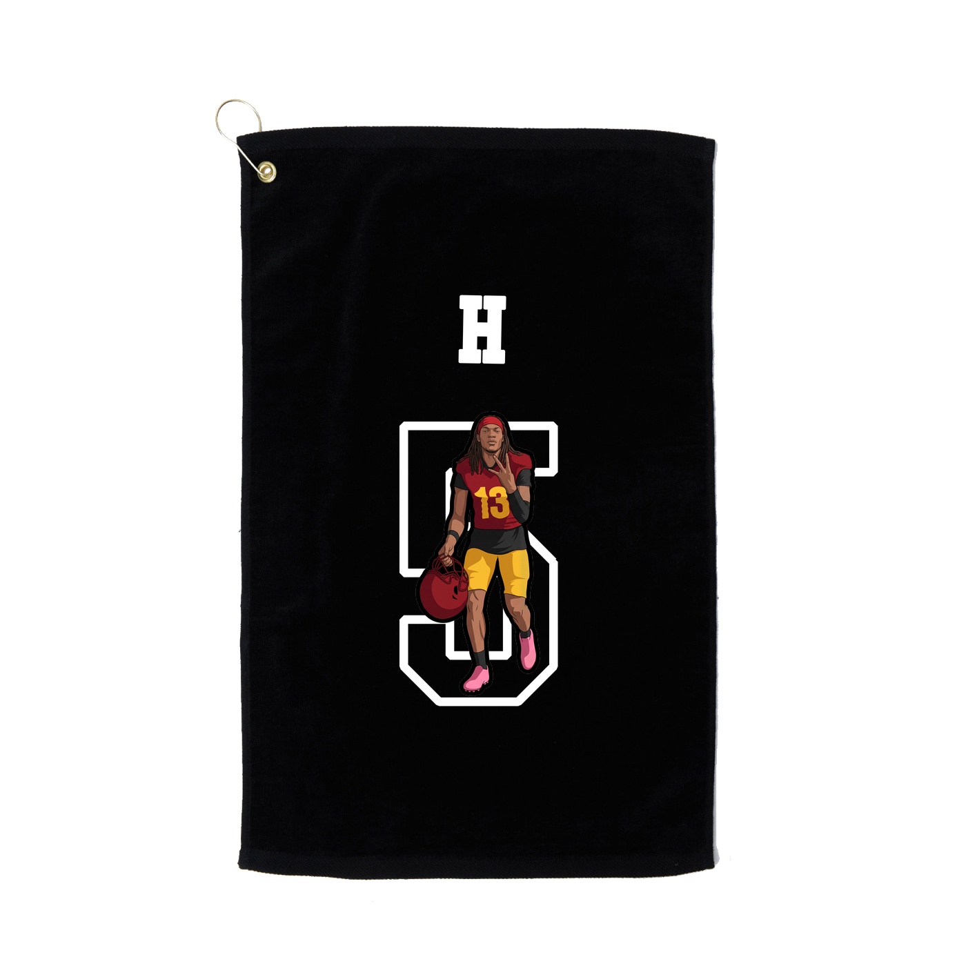 Golf Towel — Shirsey Arch in Black