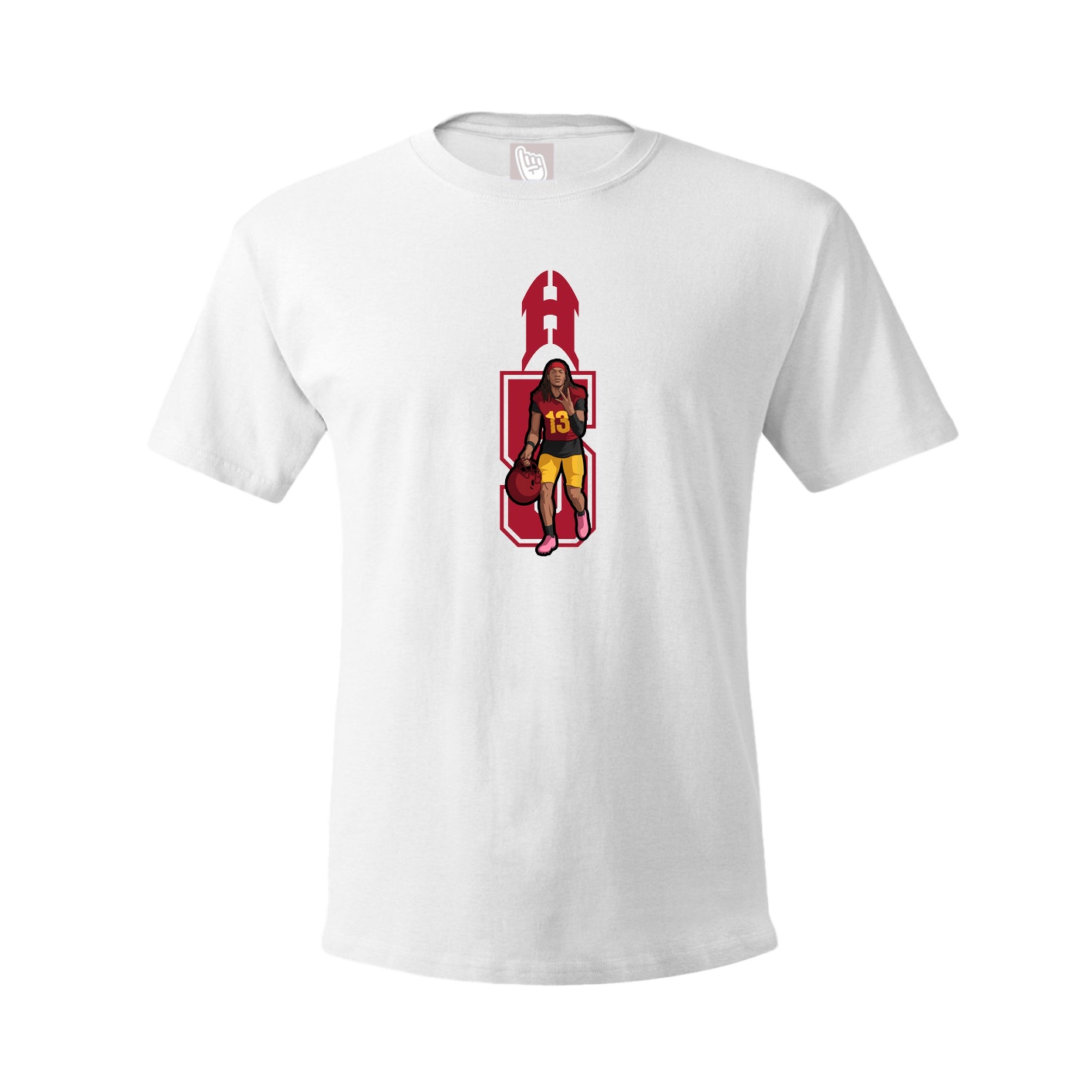 Tee — Number in White