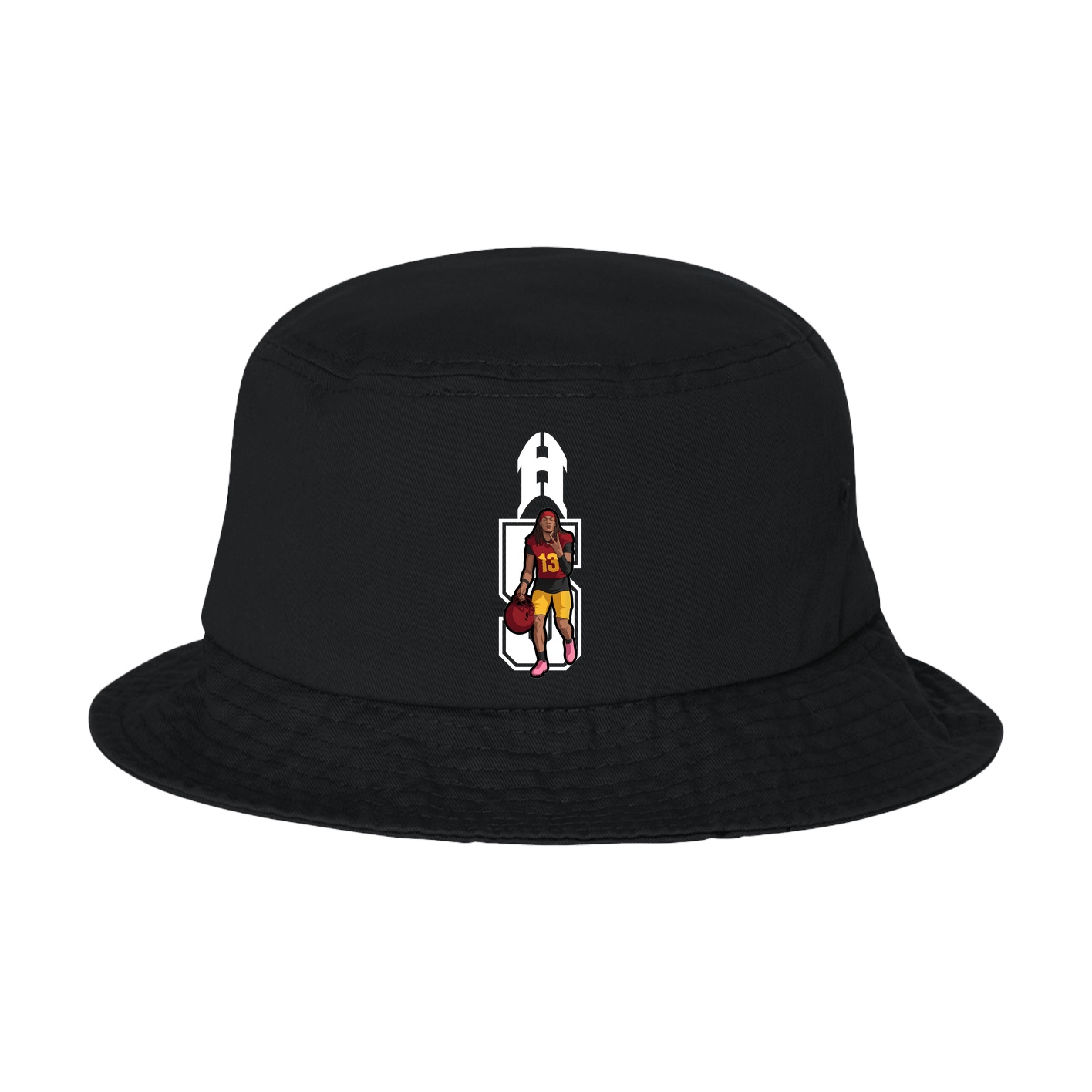 Bucket Cap — Number in Black