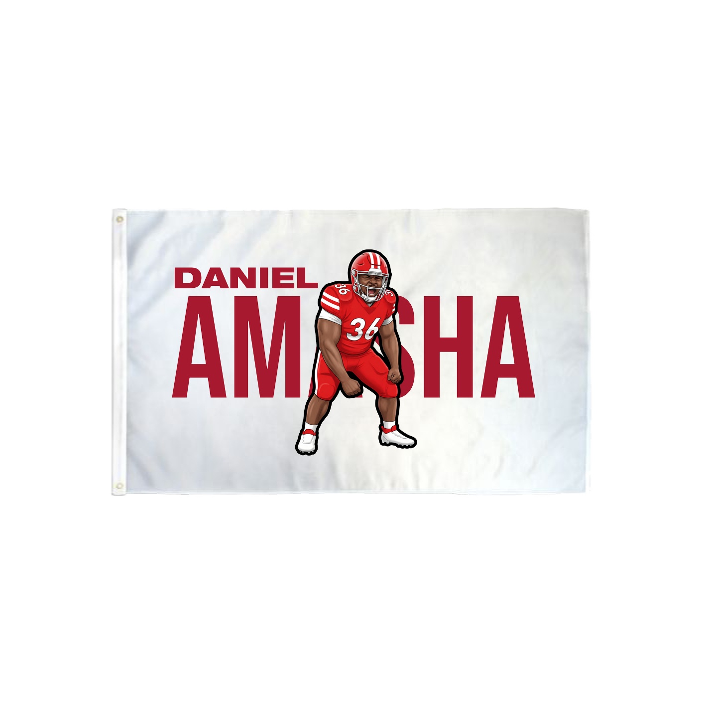 3x5 Flag — Player Name in Classic