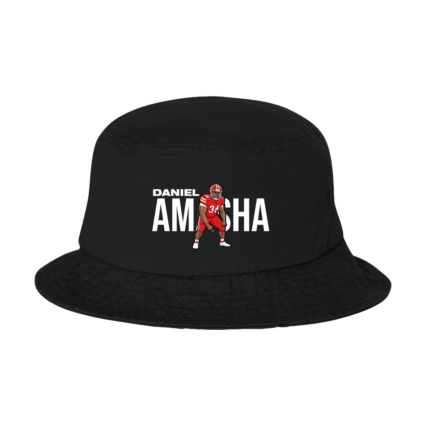 Bucket Cap — Player Name in Black