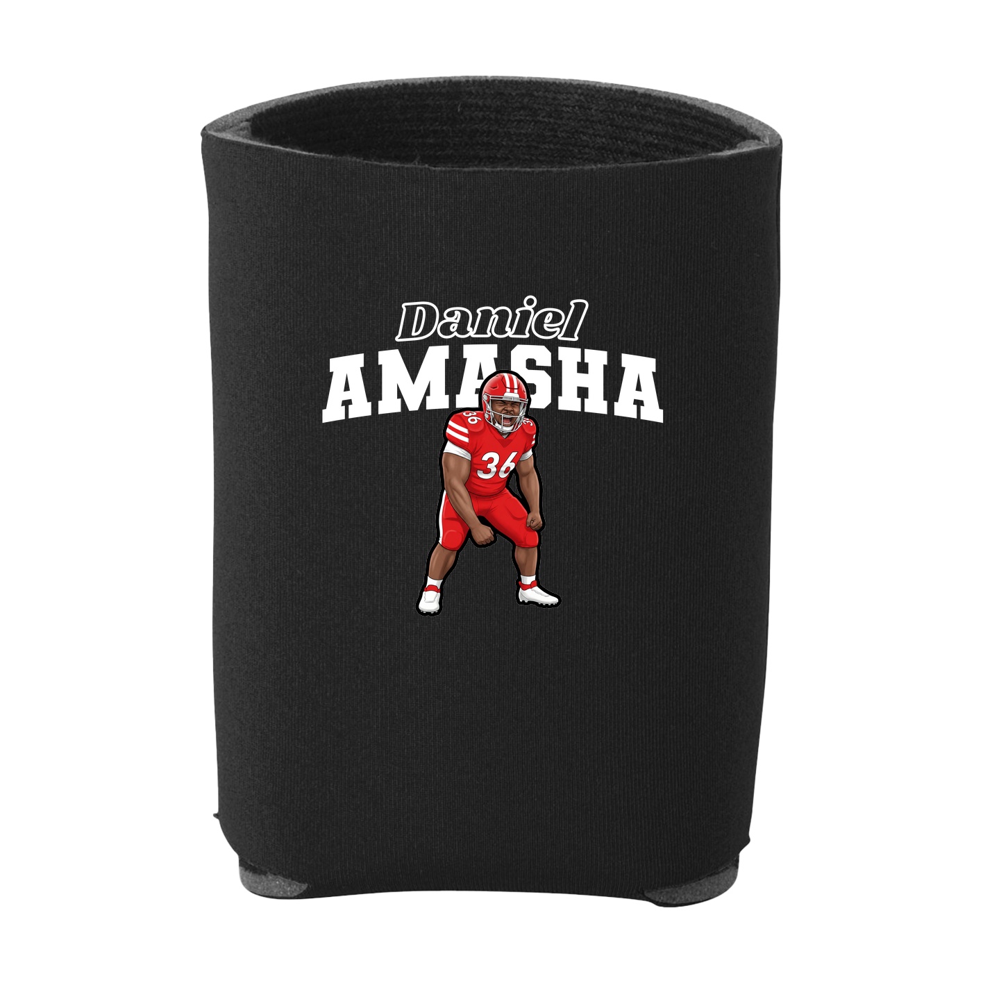 Can Holder — Name Arch in Black