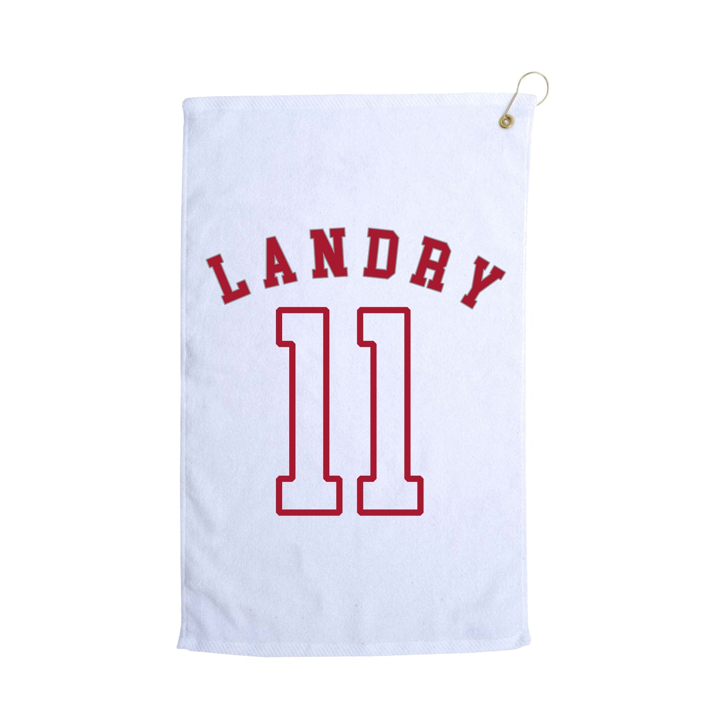 Golf Towel — Shirsey Arch in White