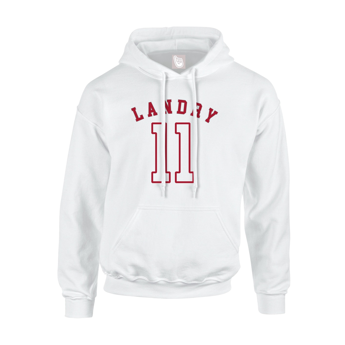 Hoodie — Shirsey Arch in White
