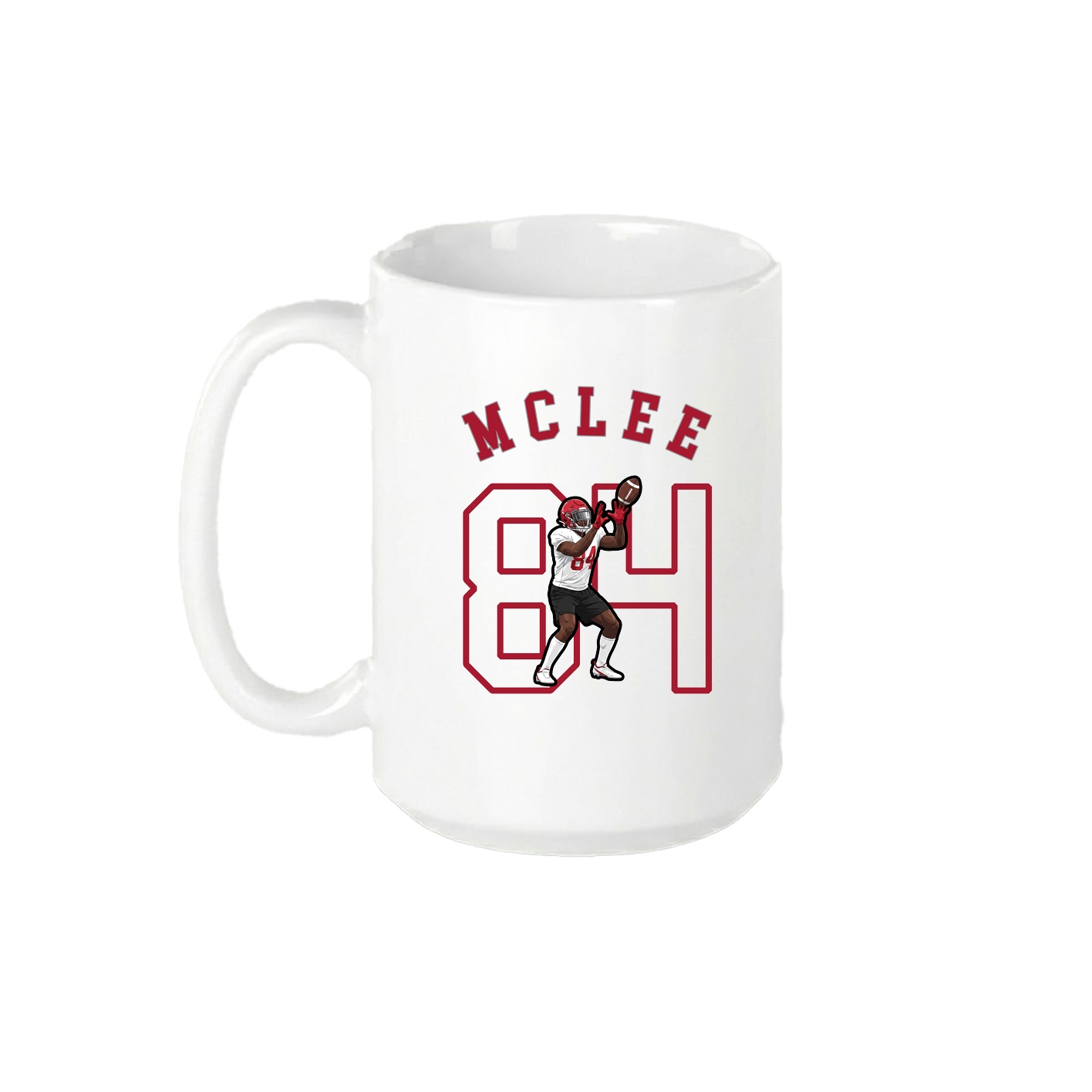 15oz Coffee Mug — Shirsey Arch in White