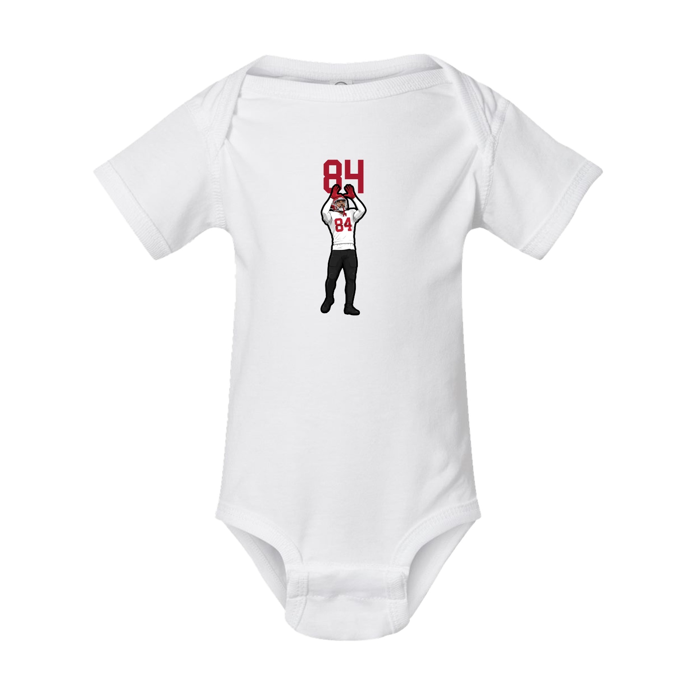 Baby Onesie — Number Top in White