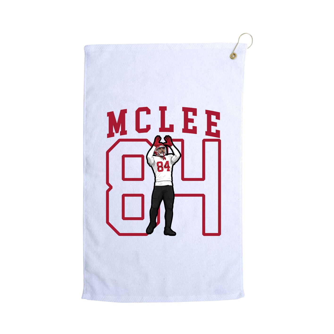 Golf Towel — Shirsey in White