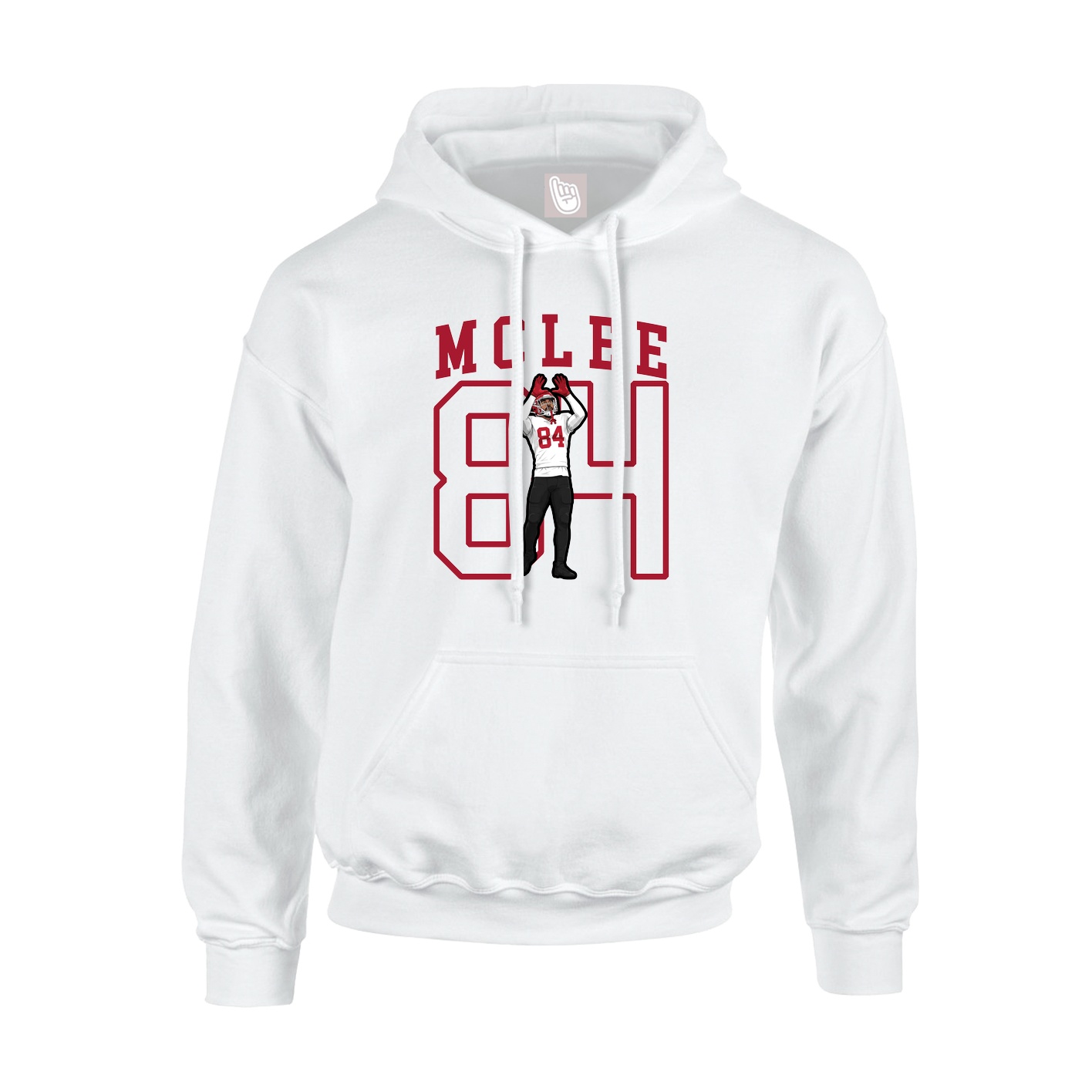 Hoodie — Shirsey in White