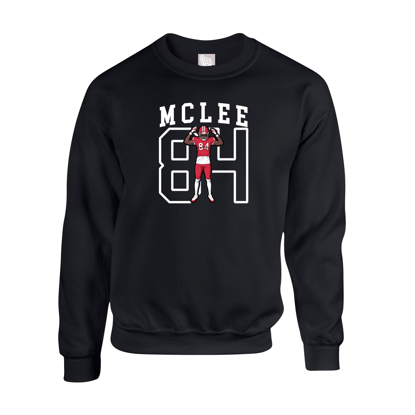 Fleece Crew — Shirsey in Black