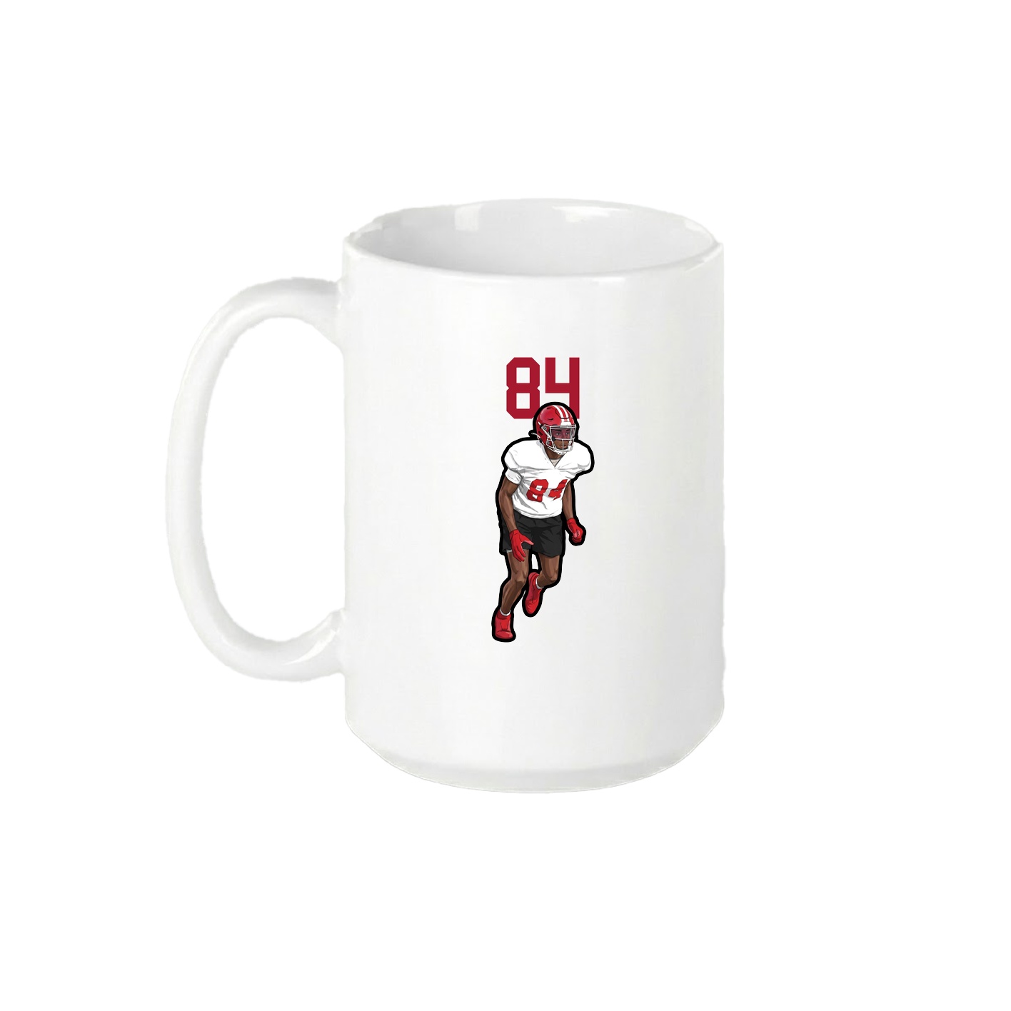 15oz Coffee Mug — Number Top in White