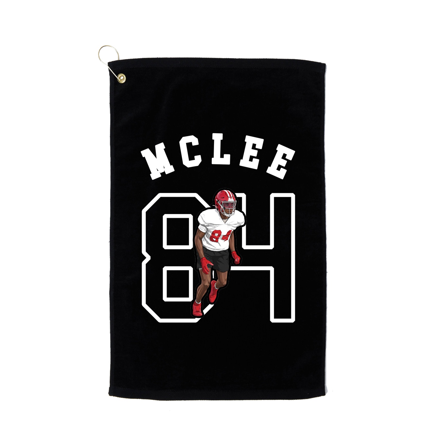 Golf Towel — Shirsey Arch in Black