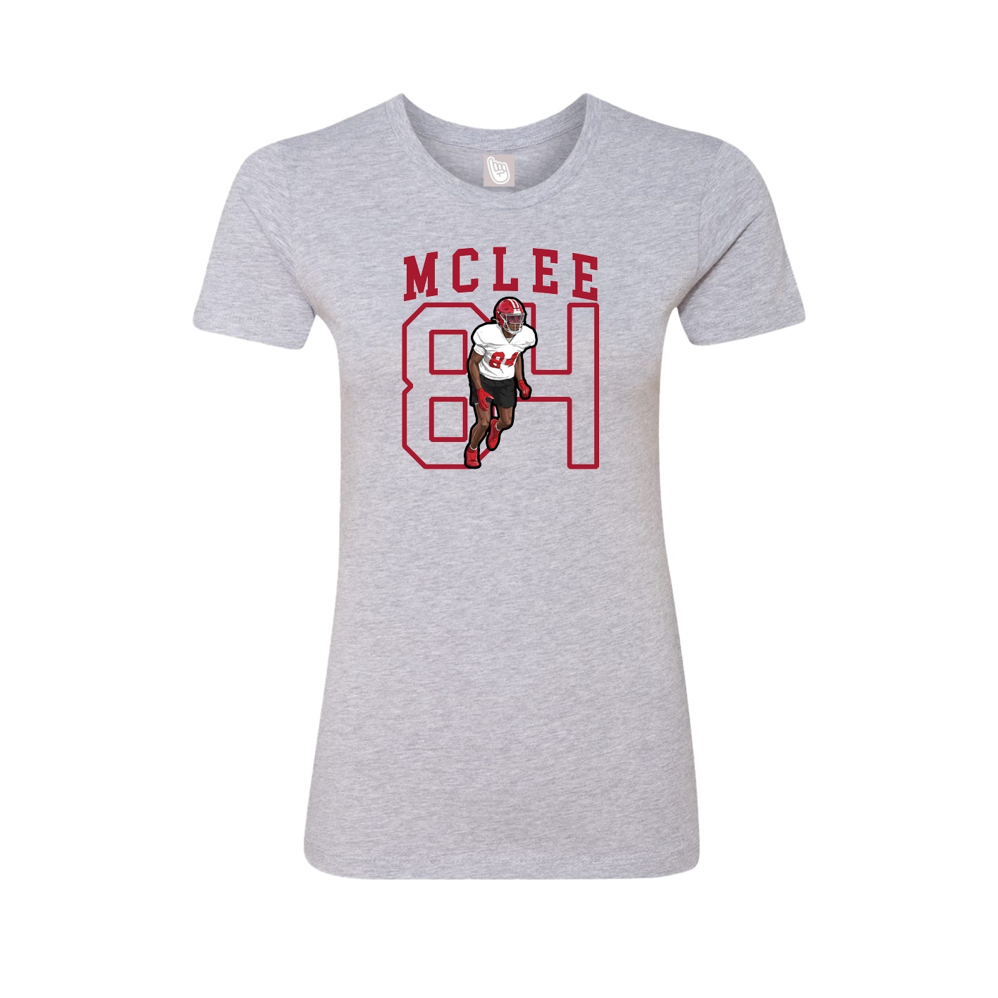 Fitted Women's Tee — Shirsey in Grey