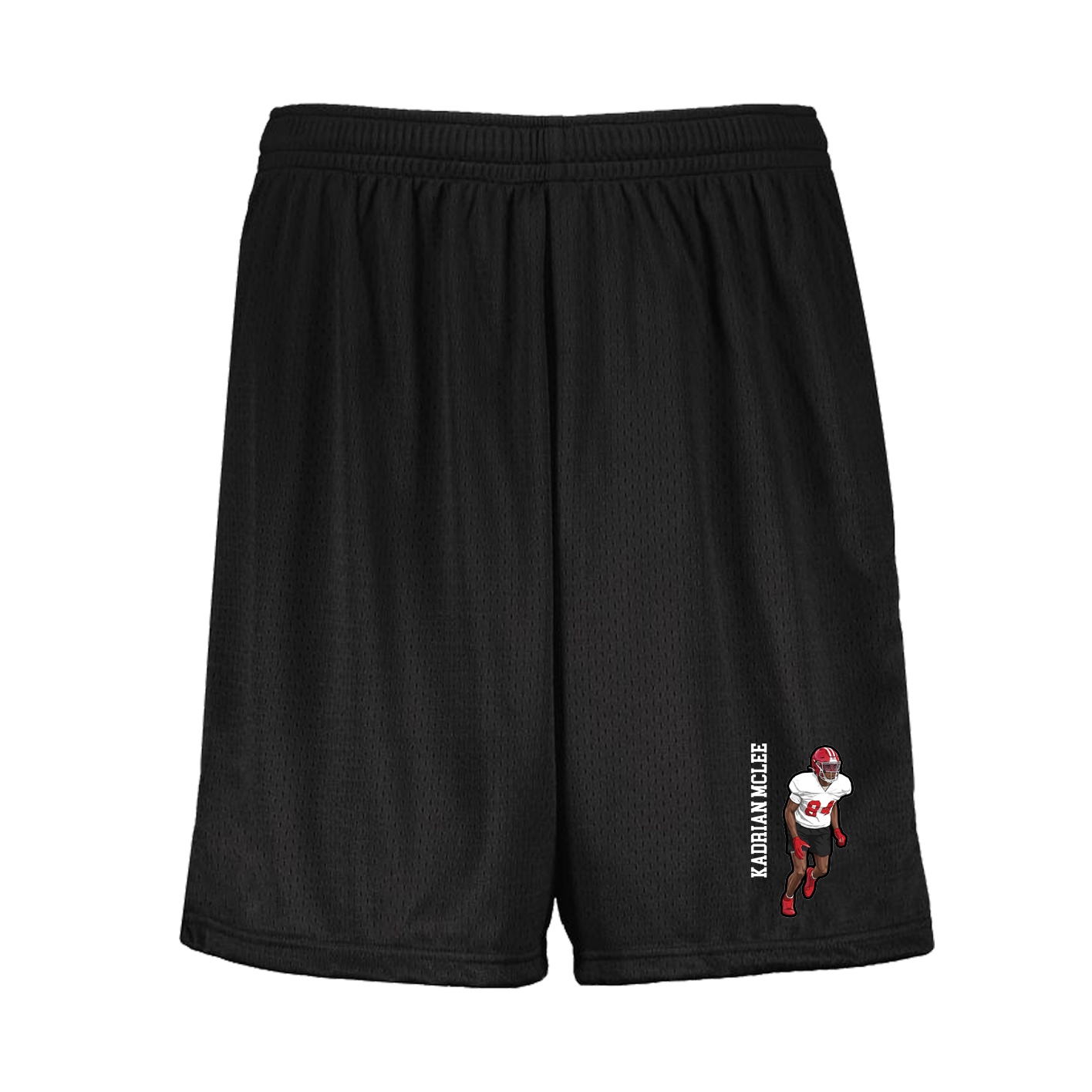 Shorts — Name Vertical in Black