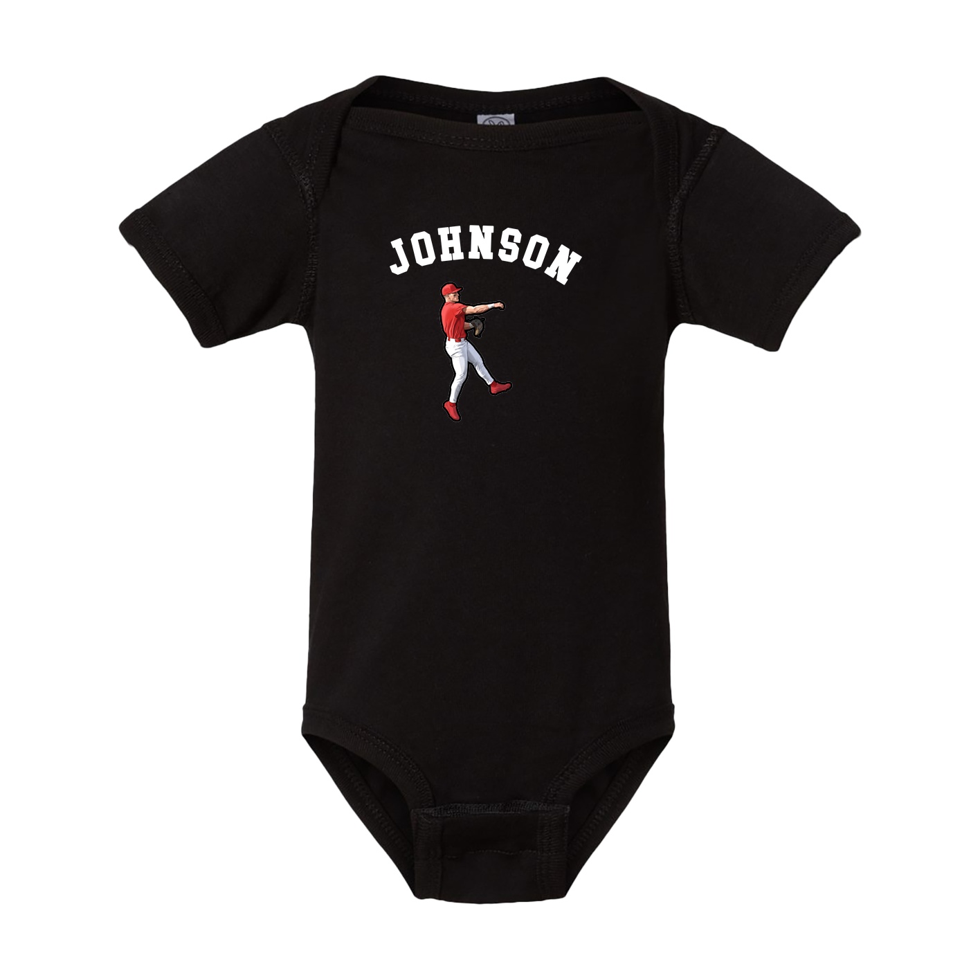 Baby Onesie — Shirsey Arch in Black