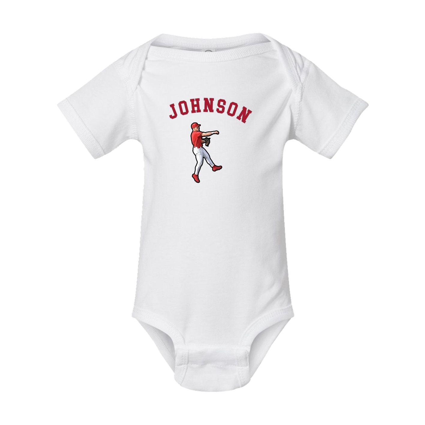 Baby Onesie — Shirsey Arch in White