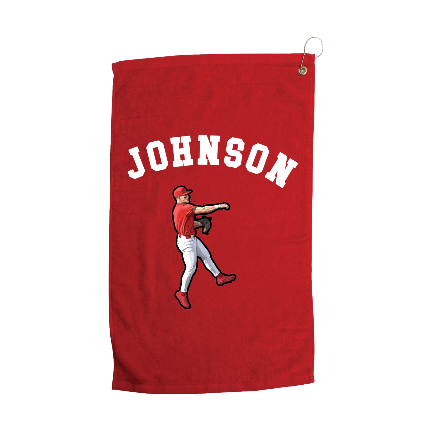 Golf Towel — Shirsey Arch in Red