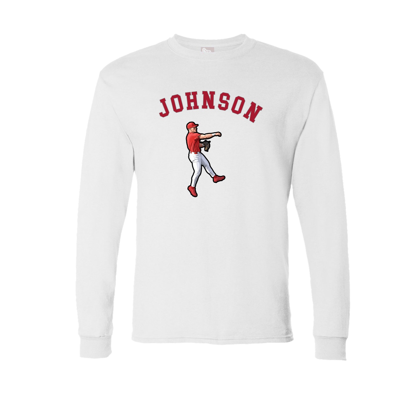Long Sleeve Tee — Shirsey Arch in White
