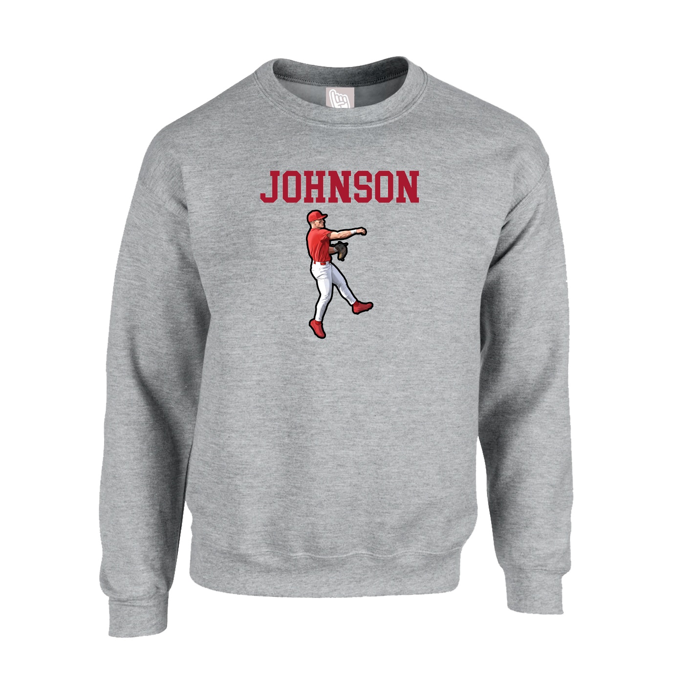Fleece Crew — Shirsey in Grey