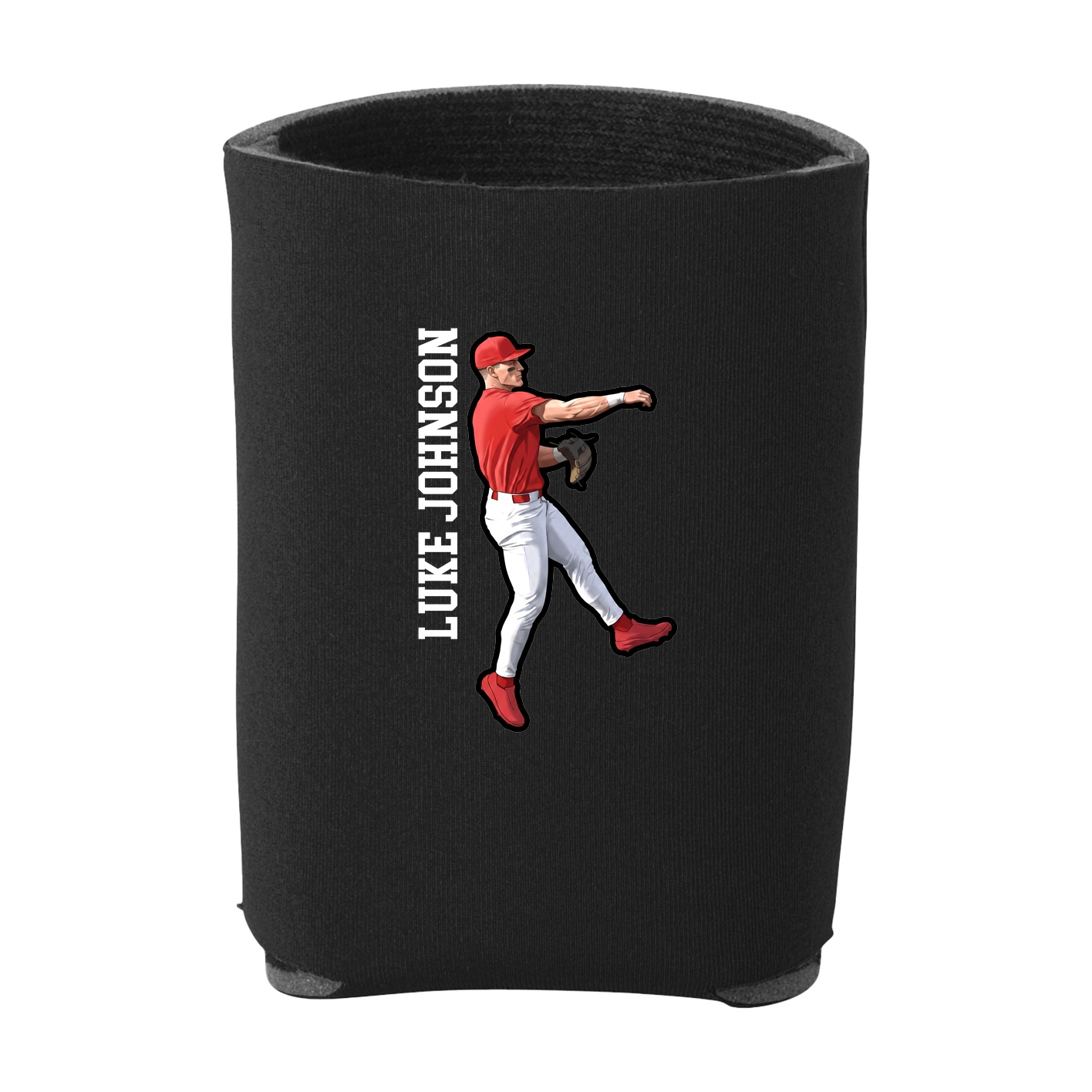 Can Holder — Name Vertical in Black