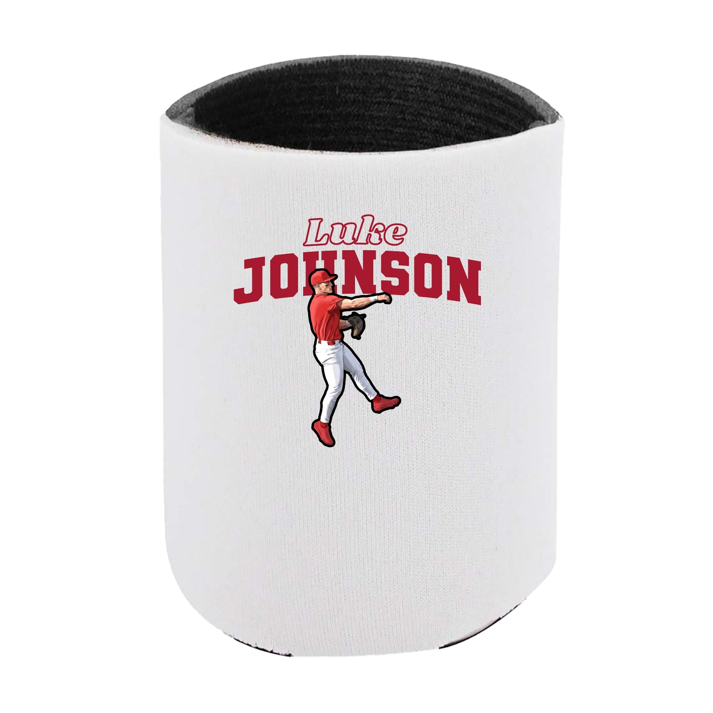 Can Holder — Name Arch in White