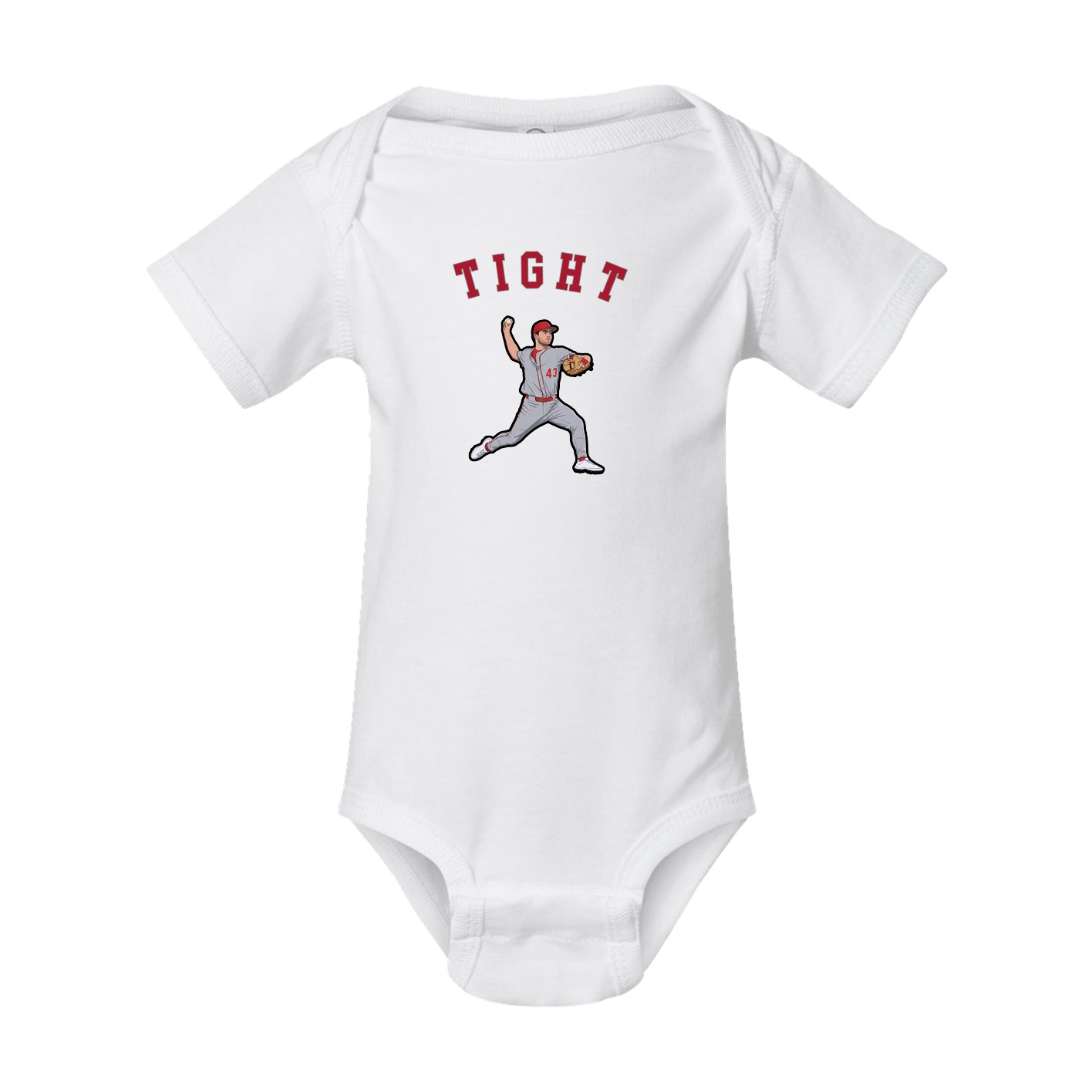 Baby Onesie — Shirsey Arch in White
