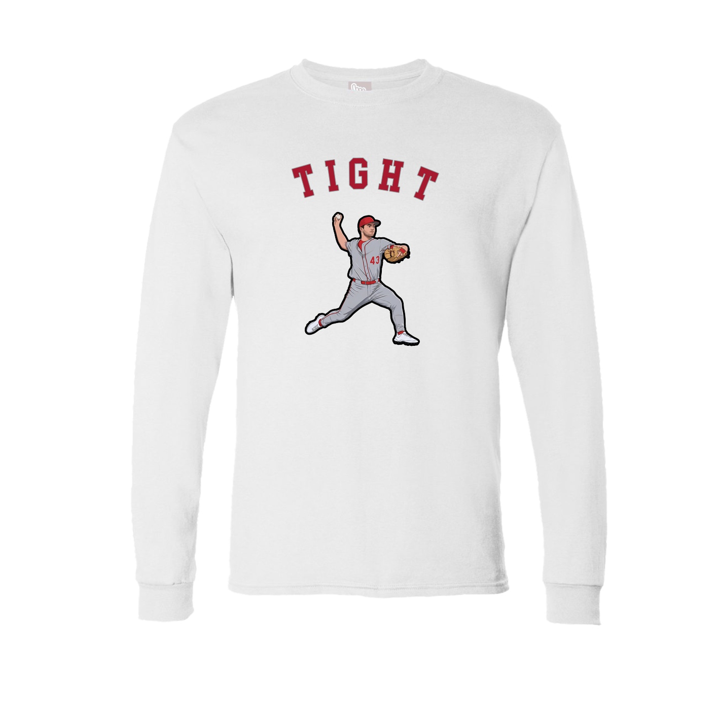 Long Sleeve Tee — Shirsey Arch in White
